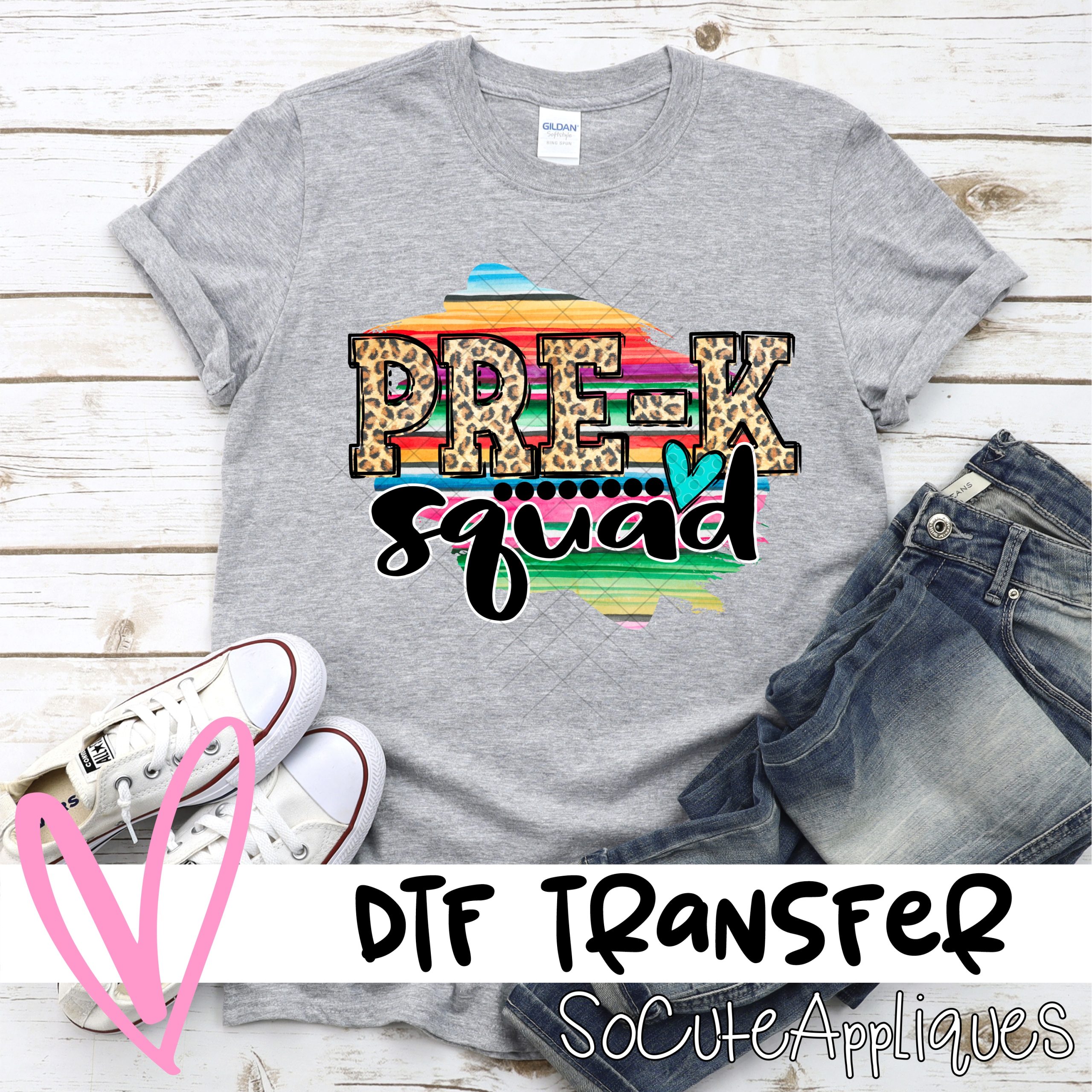 PreK squad serape *DTF* Transfer