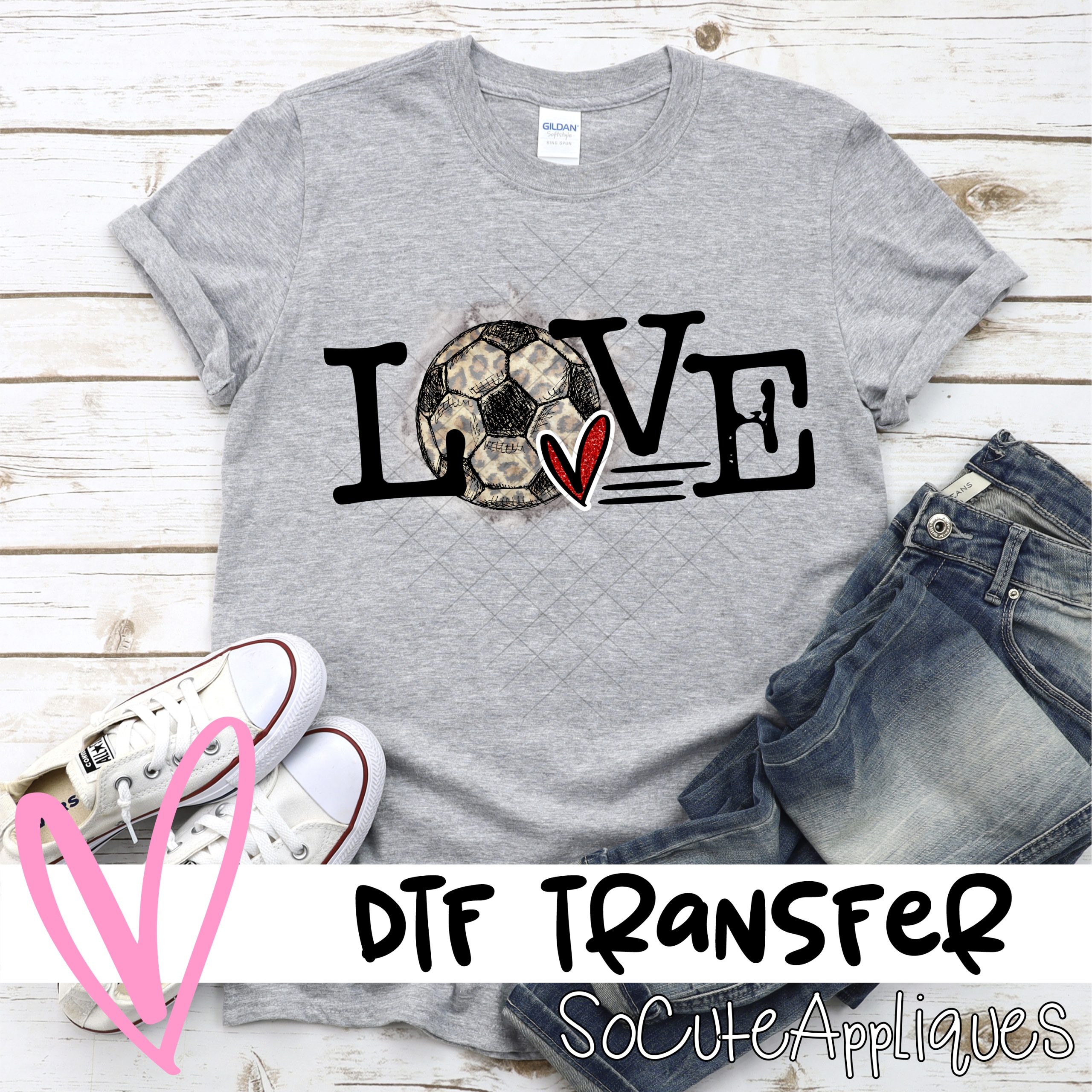 LOVE baseball O PLAIN  *DTF* Transfer