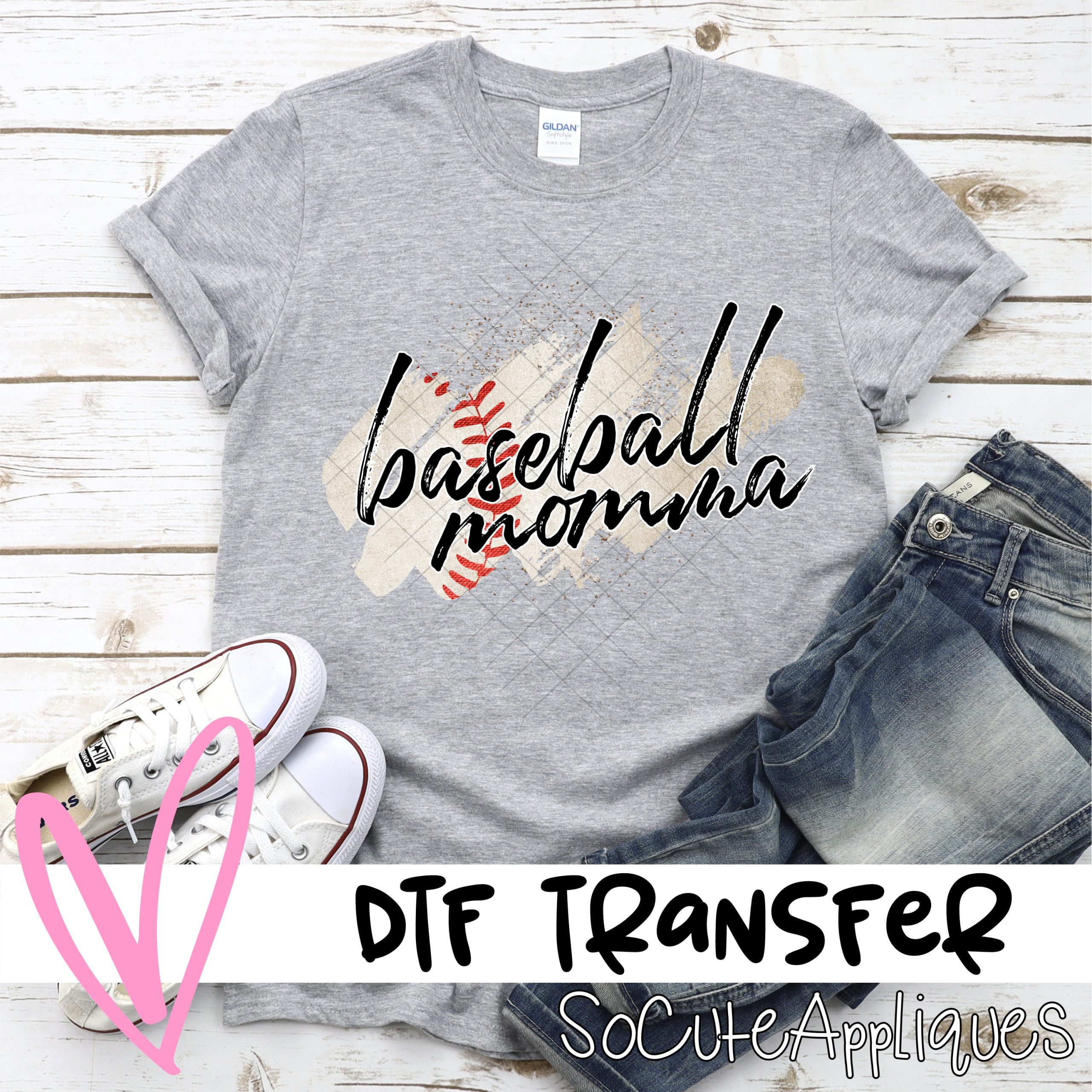 Baseball momma swatch  *DTF* Transfer