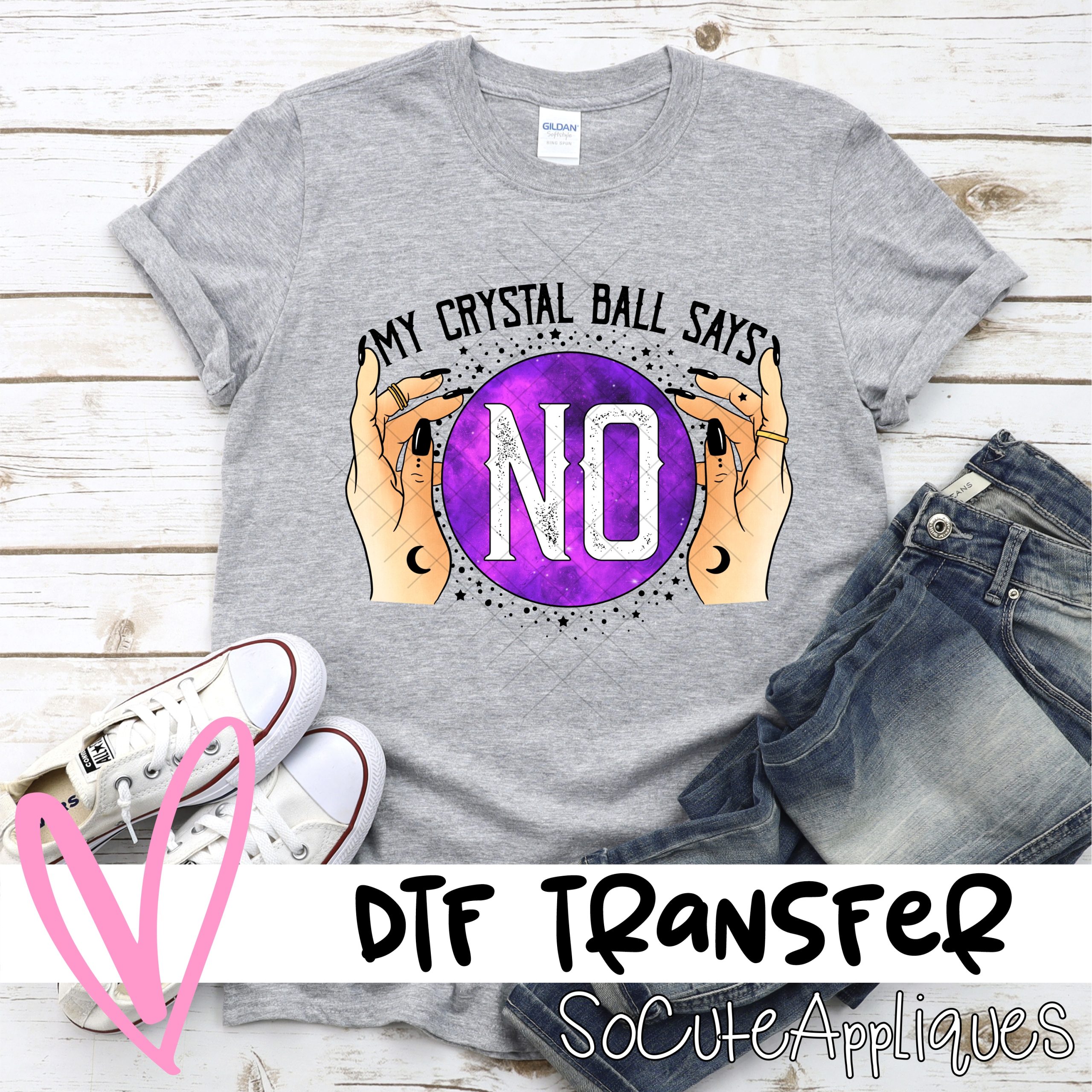 My crystal ball says NO *DTF* Transfer
