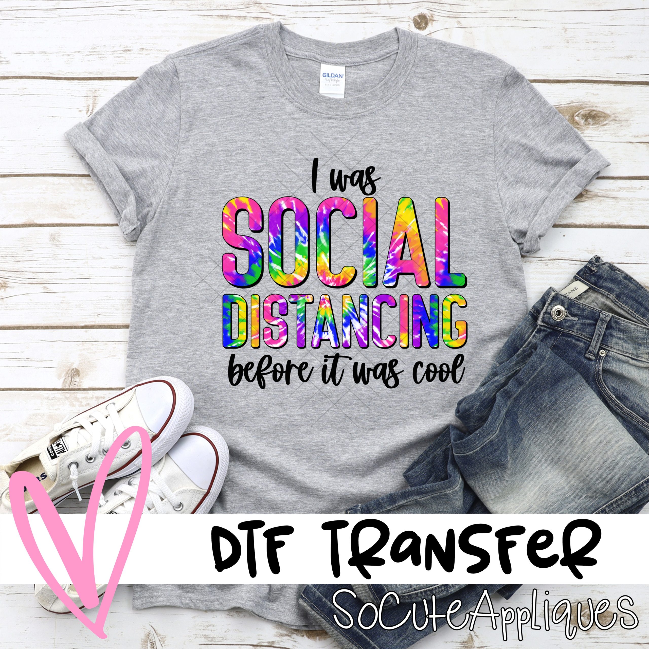 social distancing *DTF* Transfer