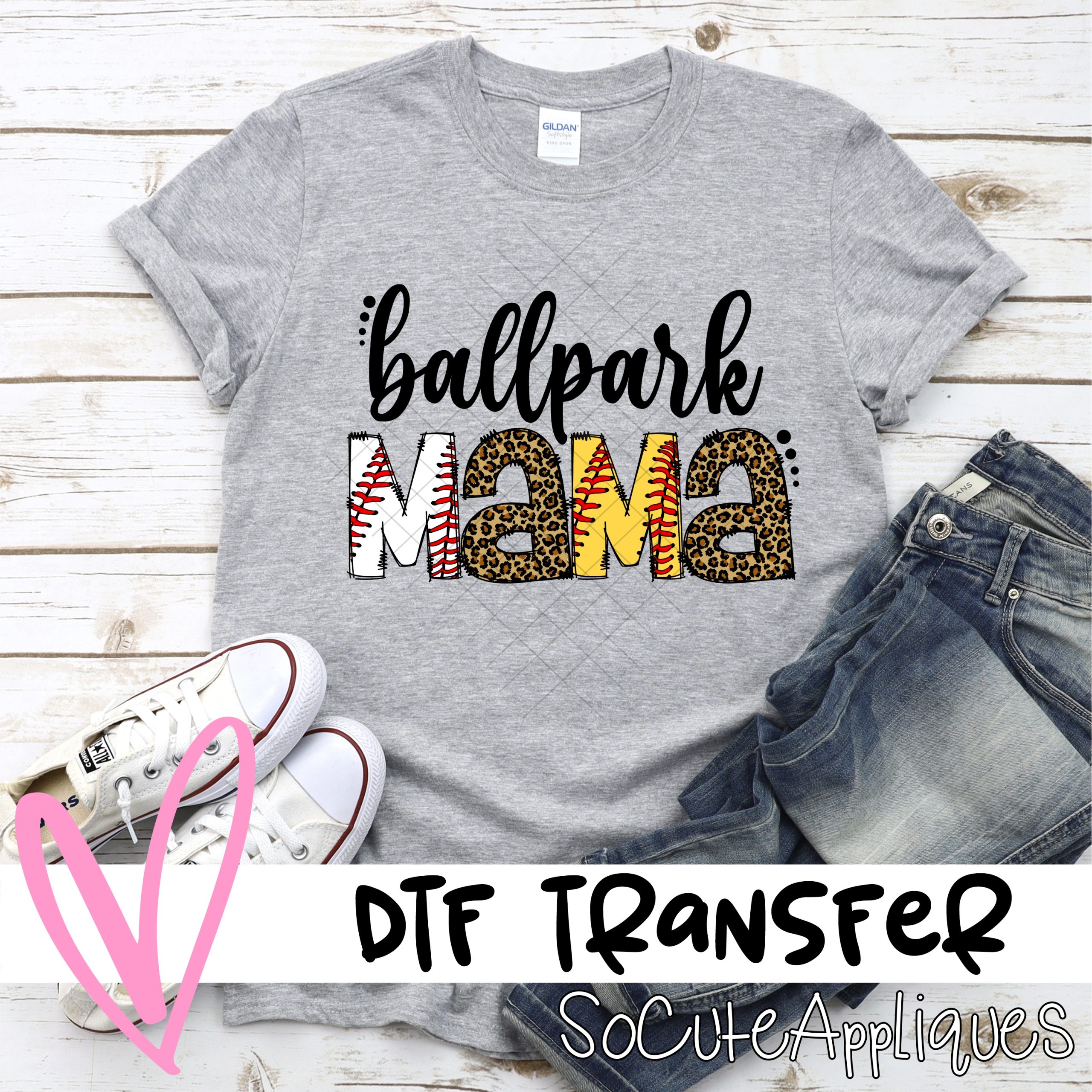 Ballpark mama *DTF* Transfer