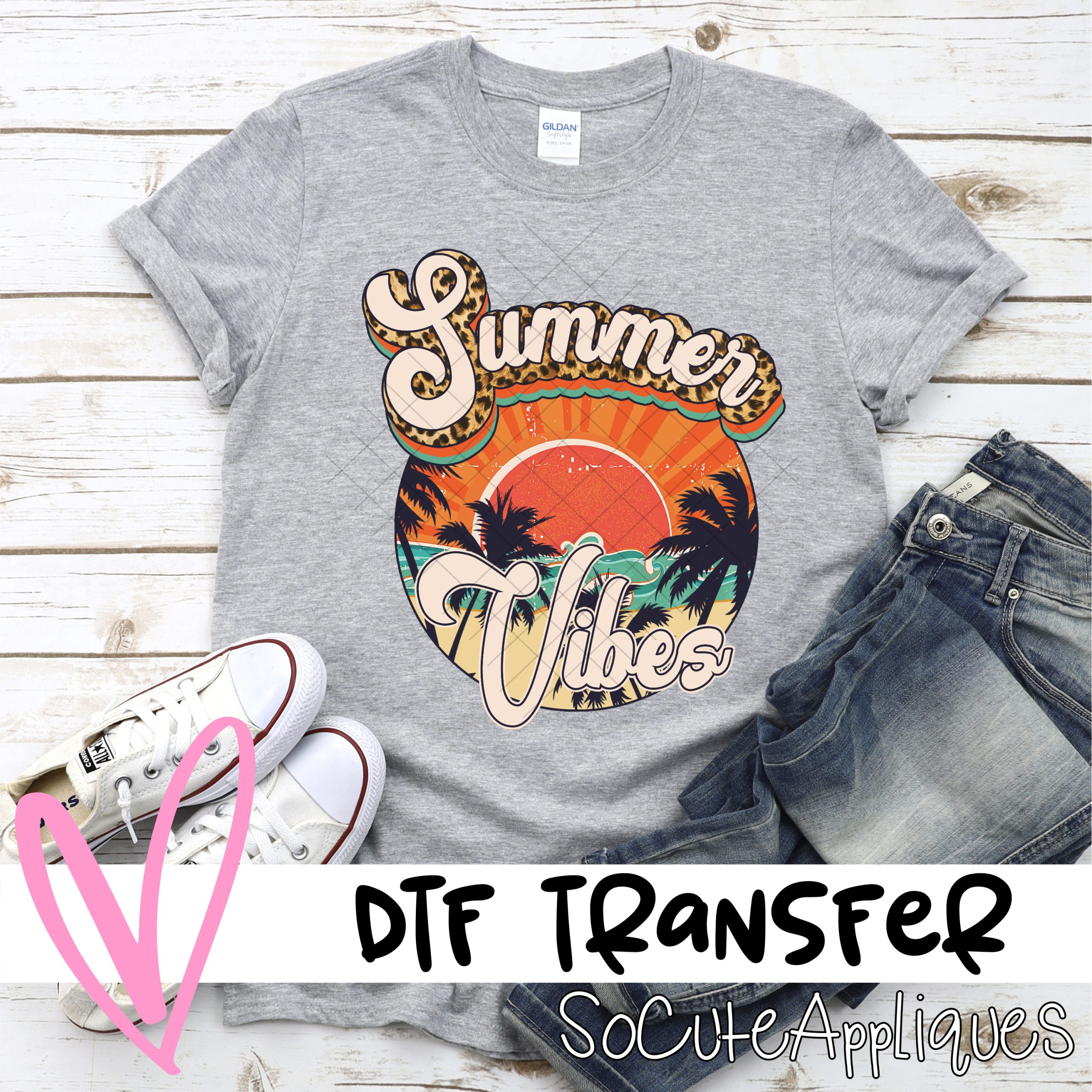 Summer Vibes LEOPARD *DTF* Transfer