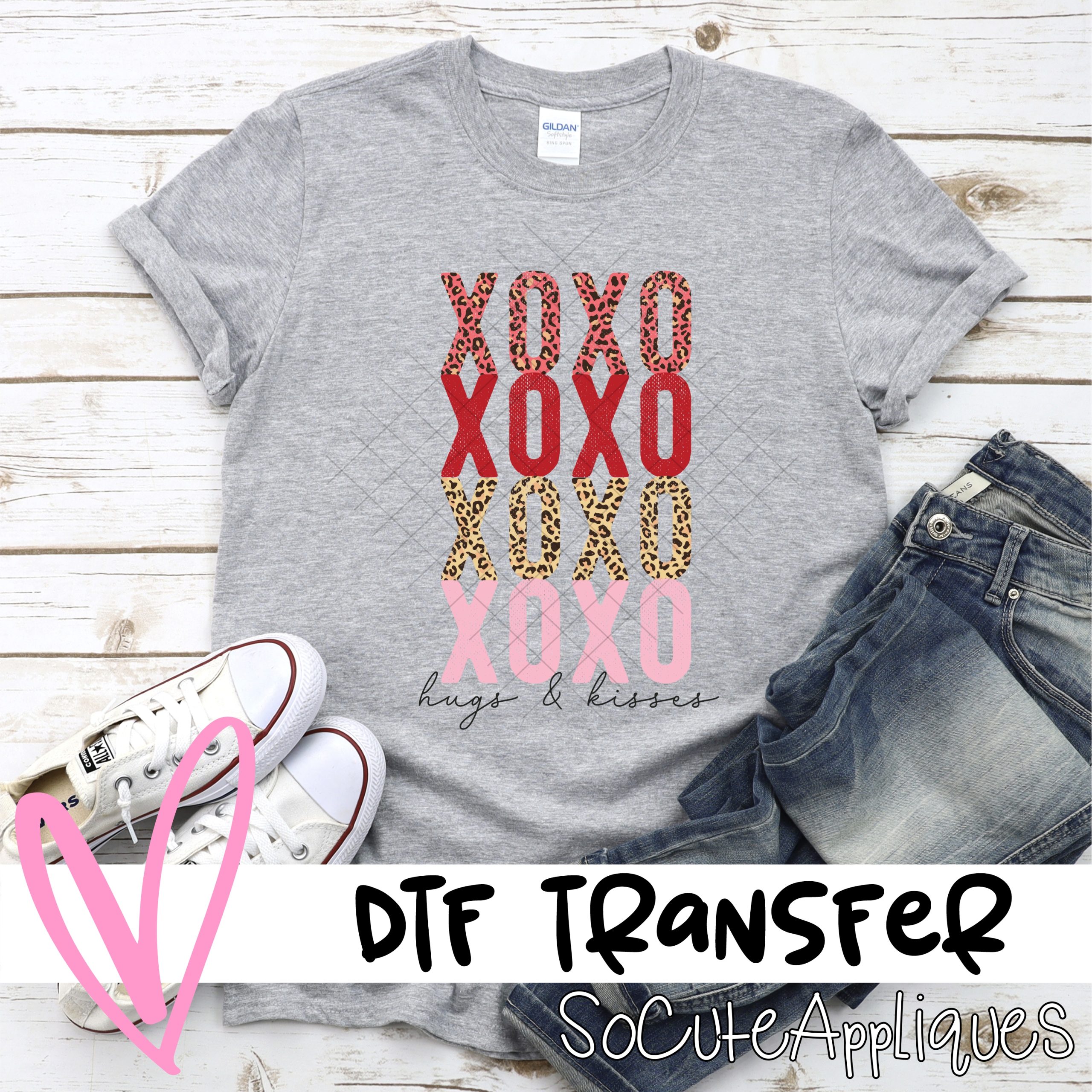 XOXO hugs and kisses *DTF* Transfer