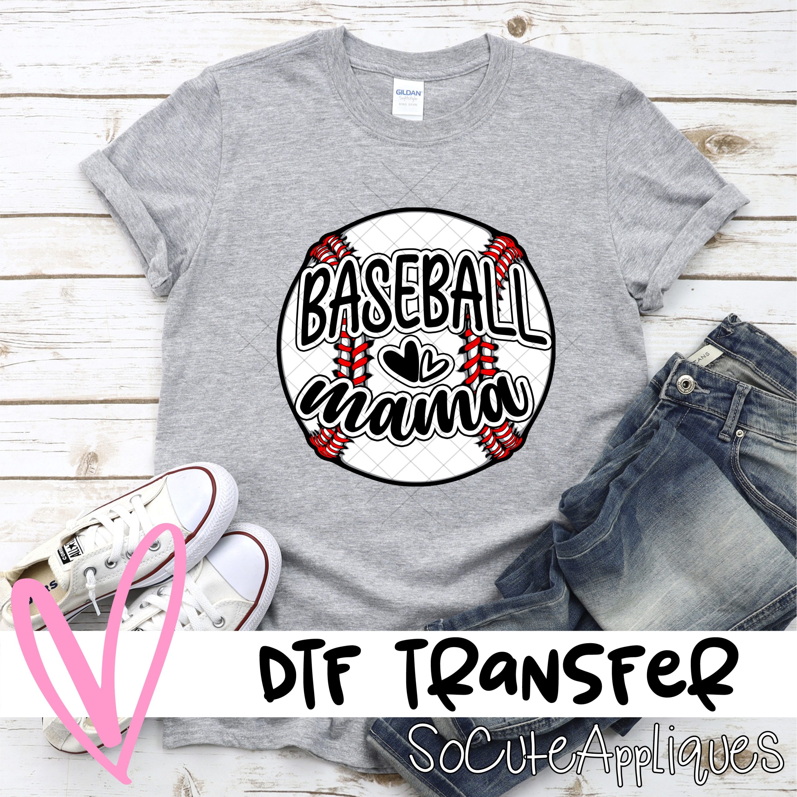 Baseball mama  *DTF* Transfer