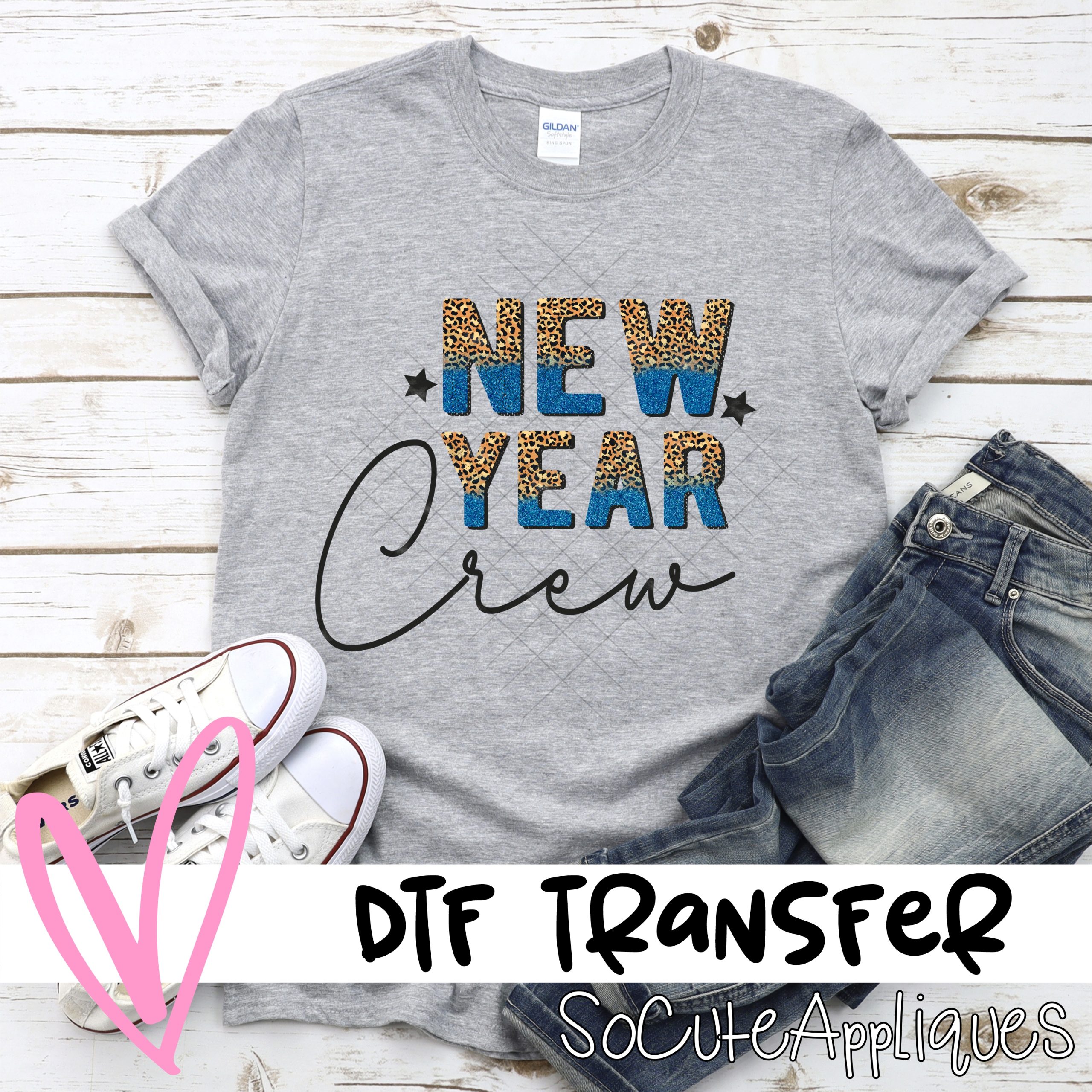 New Year CREW *DTF* Transfer