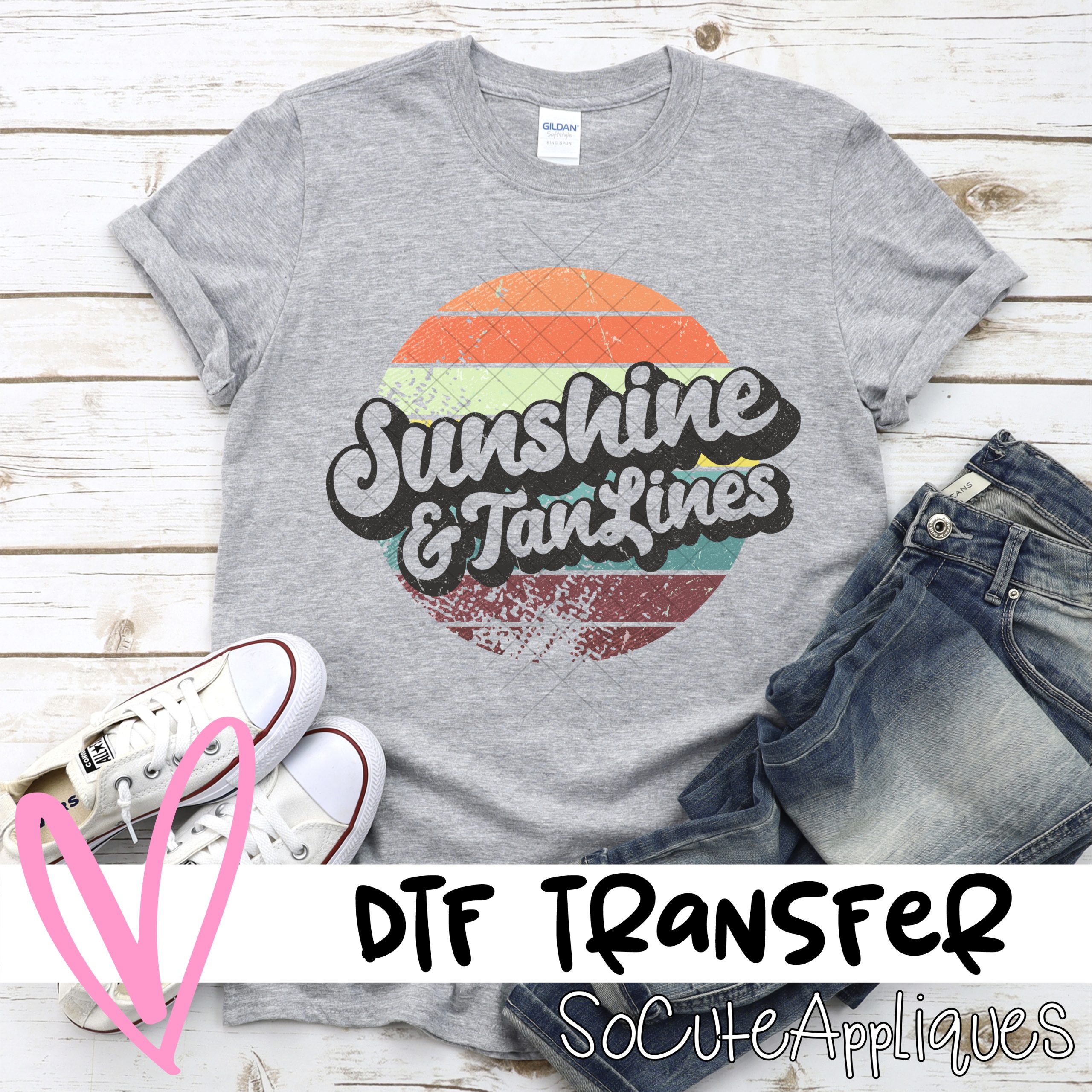 Sunshine tan lines  *DTF* Transfer
