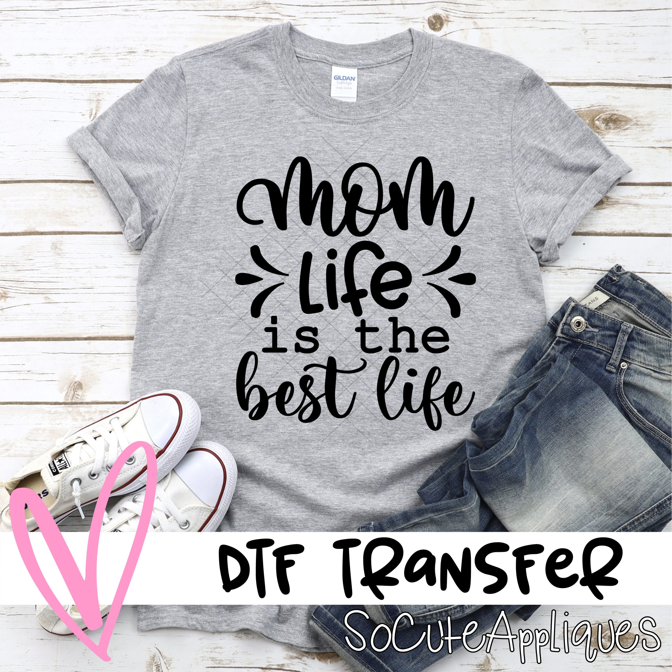 Mom life is the best life *DTF* Transfer