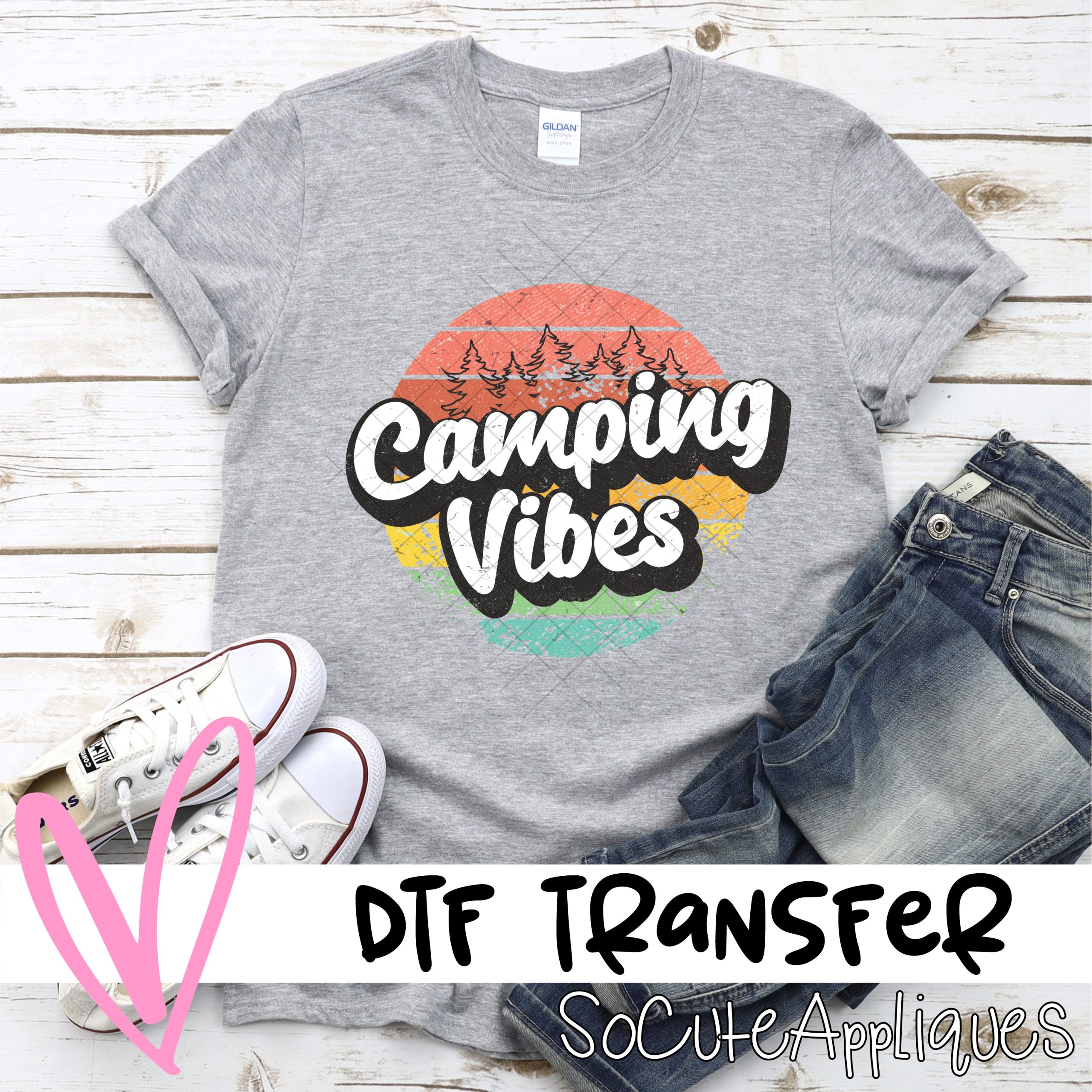 Camping Vibes  *DTF* Transfer