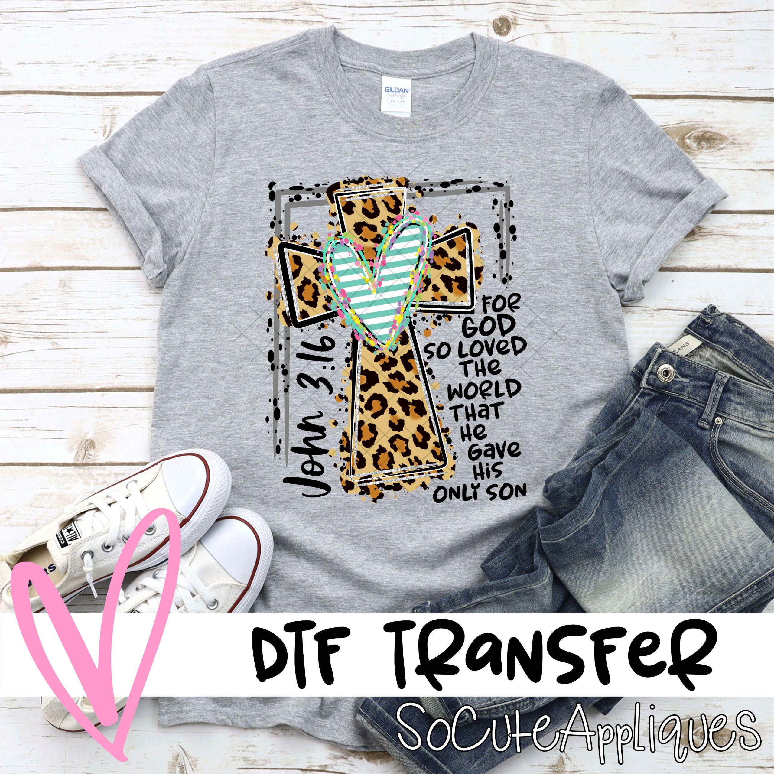 Leopard cross John   *DTF* Transfer