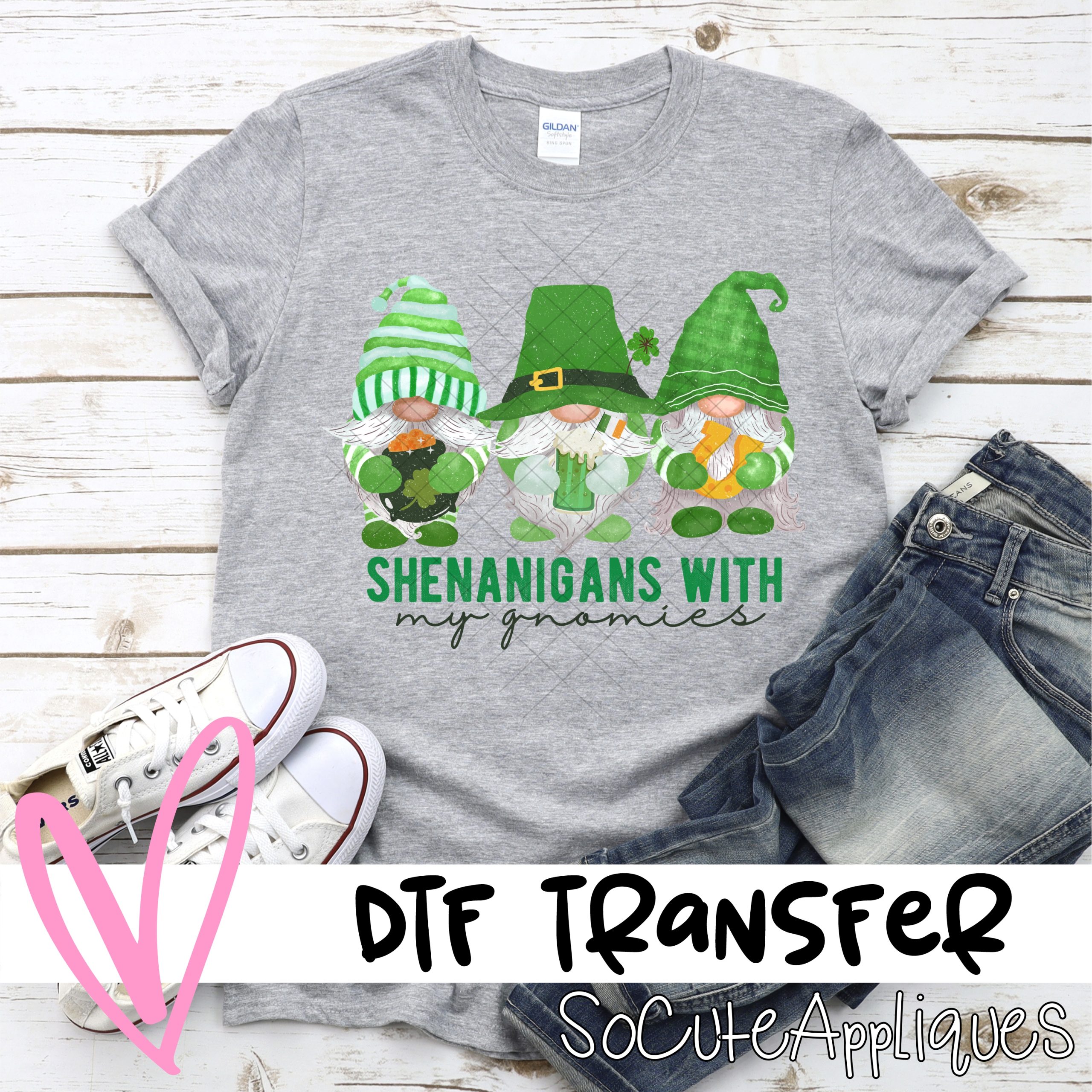 Shenanigans with my gnomies *DTF* Transfer