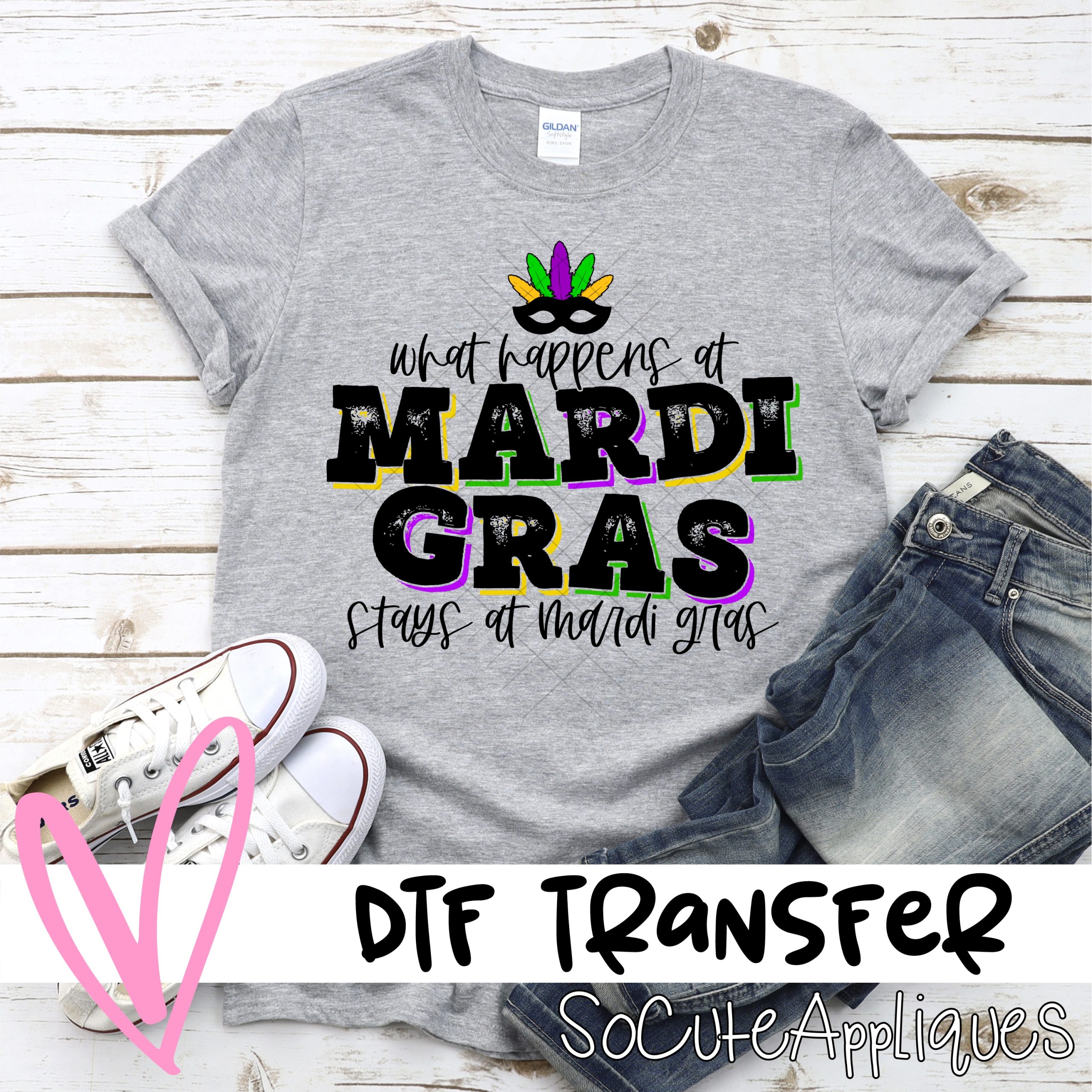 What happens at mardi gras *DTF* Transfer