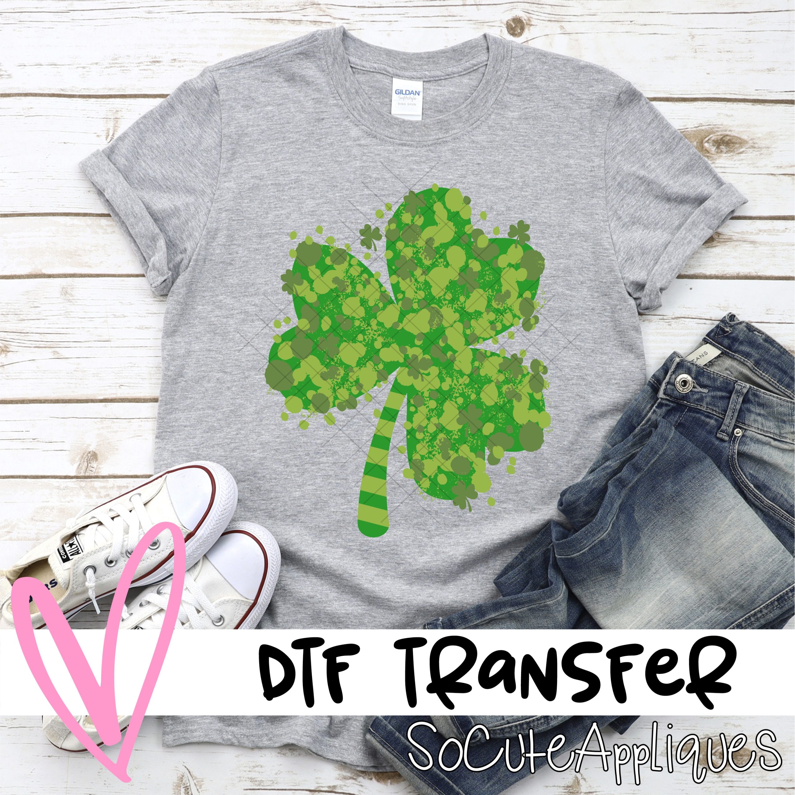 messy clover  *DTF* Transfer