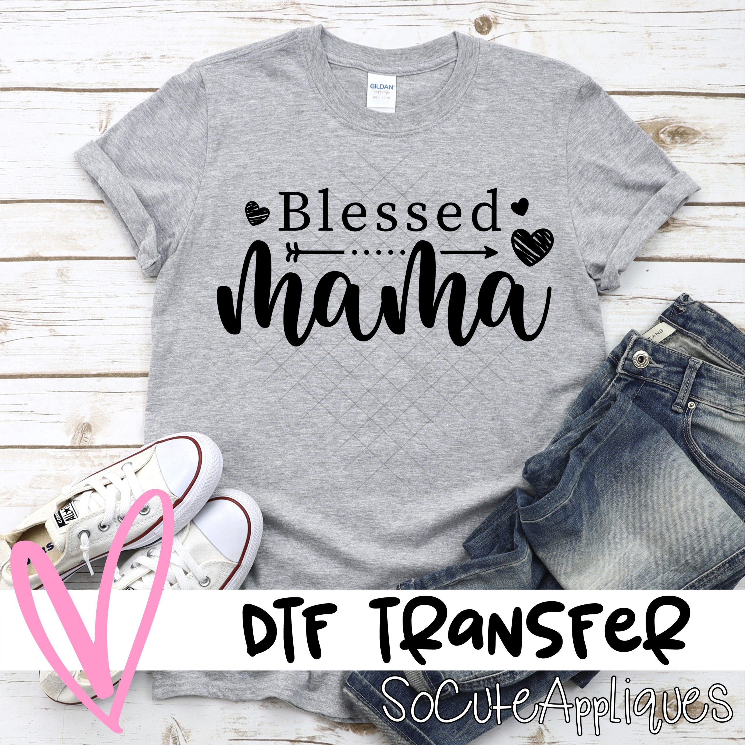 Blessed mama ARROW *DTF* Transfer