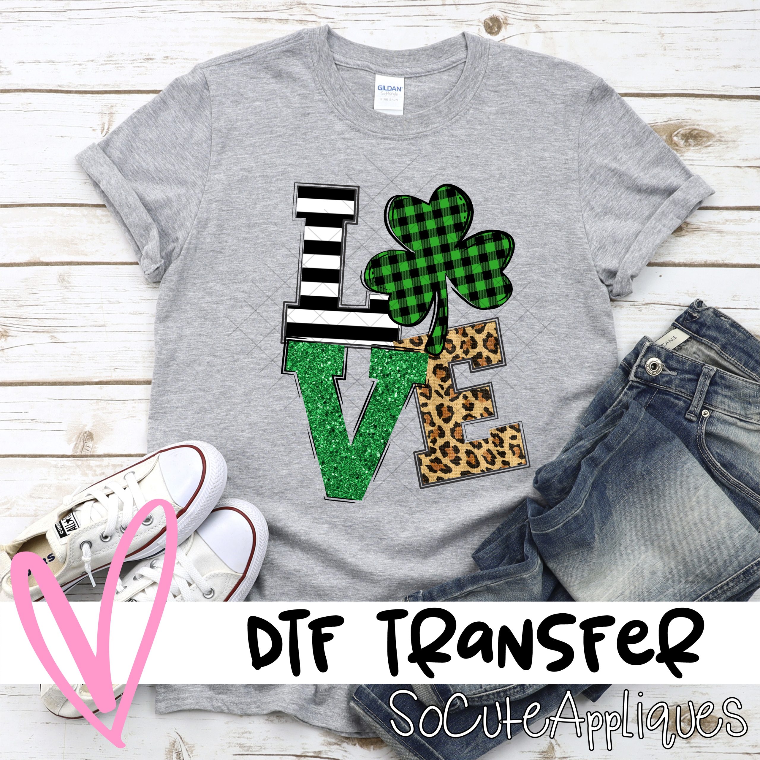 Love clover O  *DTF* Transfer
