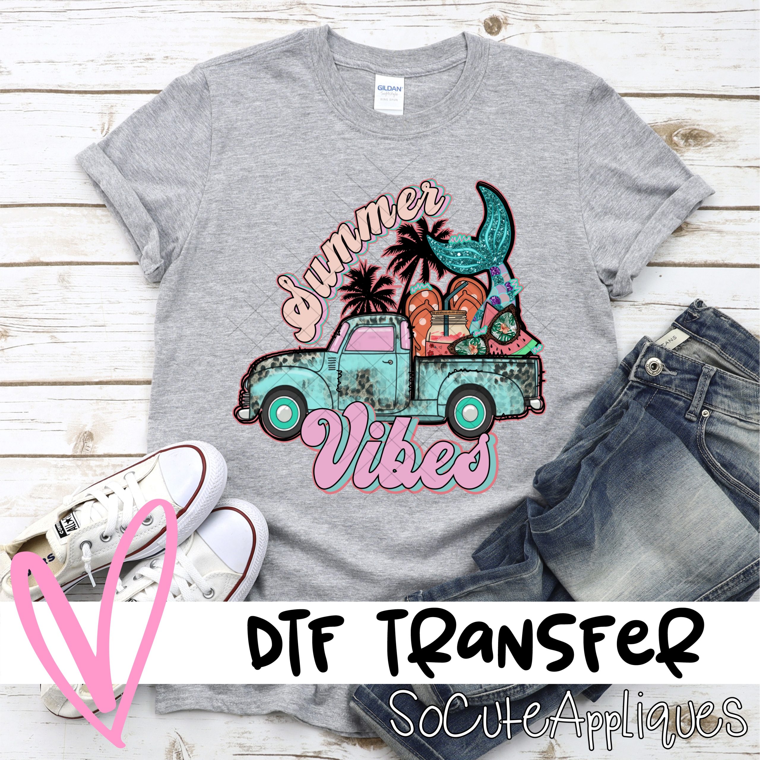 Summer Vibes TRUCK  *DTF* Transfer
