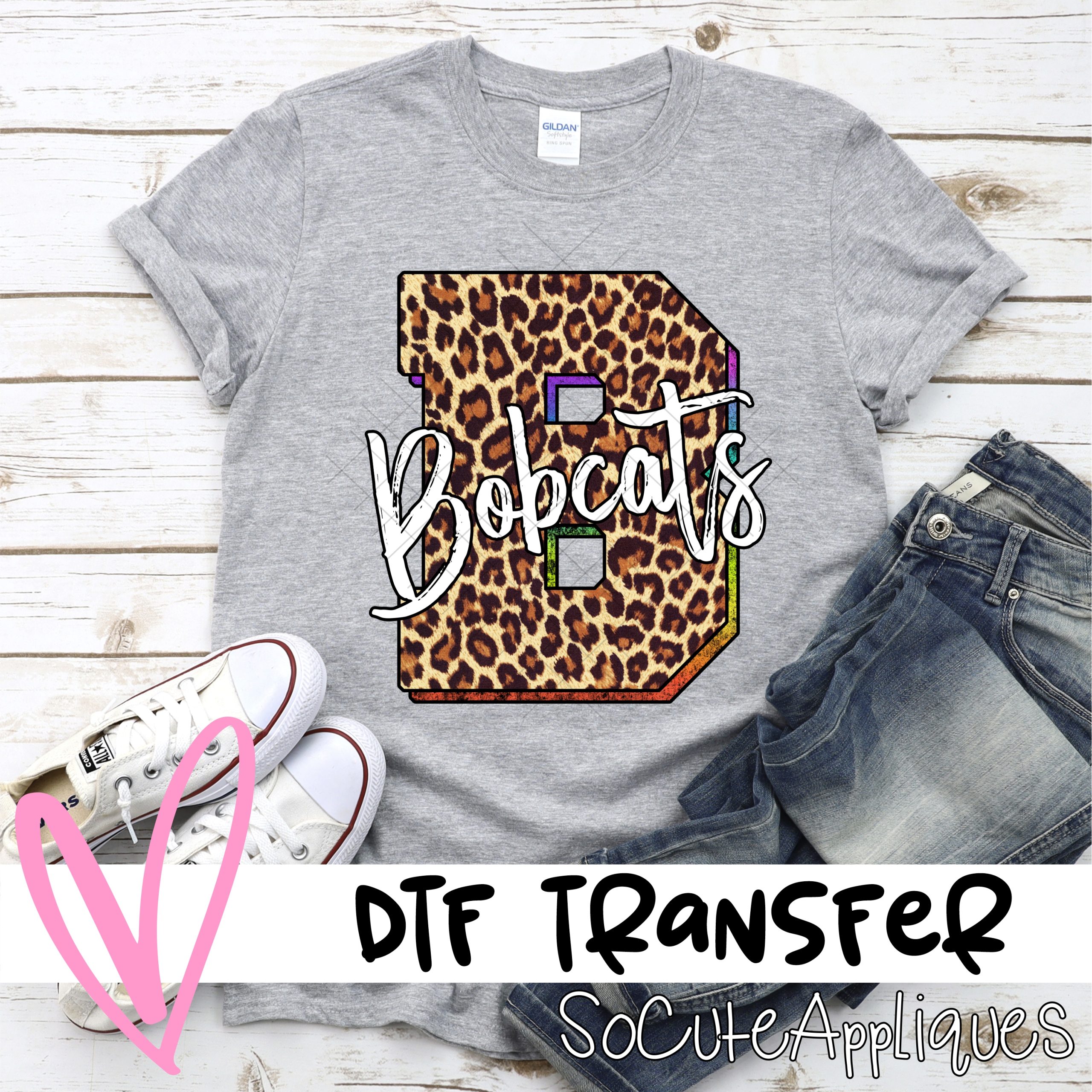 Bobcats LEOPARD *DTF* Transfer