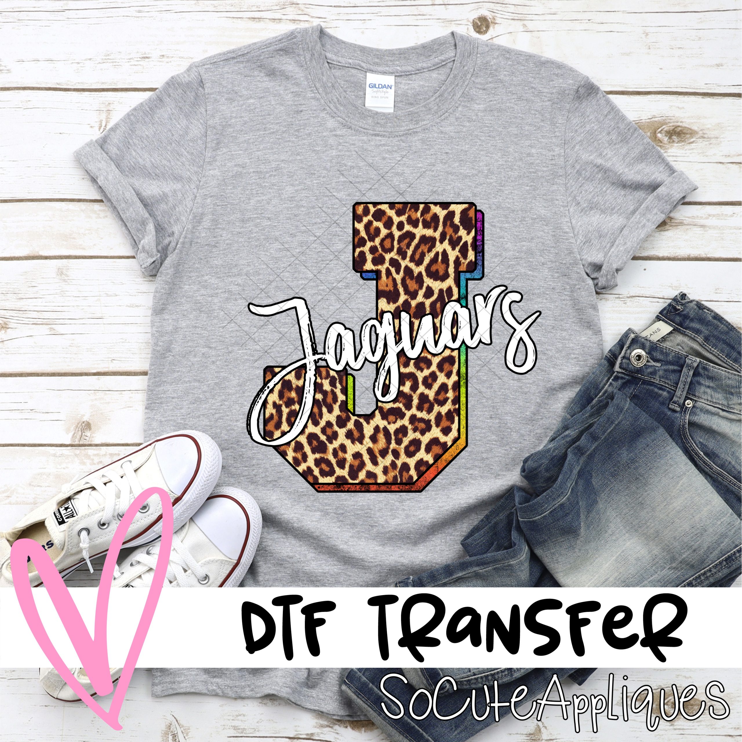 Jaguars LEOPARD *DTF* Transfer
