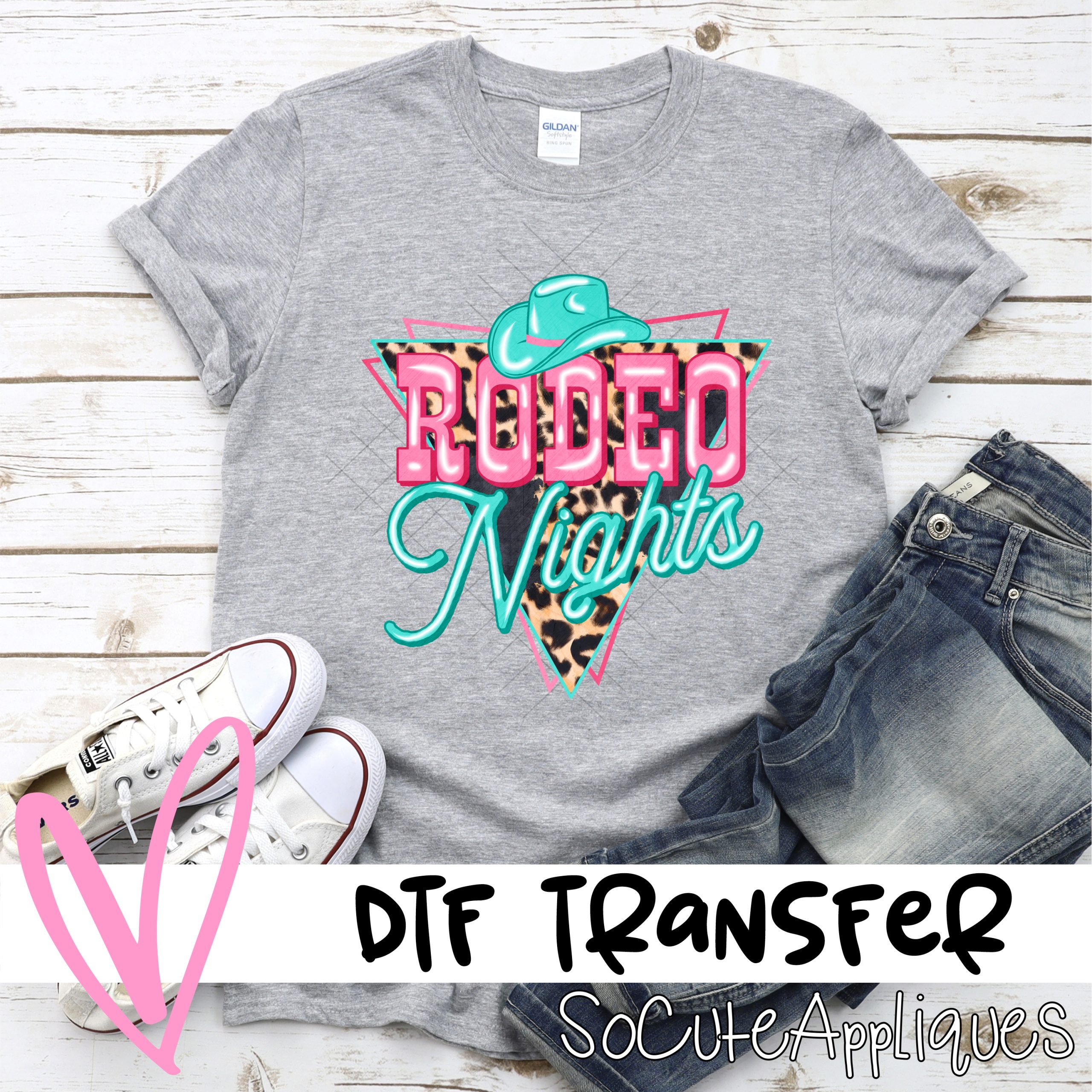 Rodeo nights NEON *DTF* Transfer