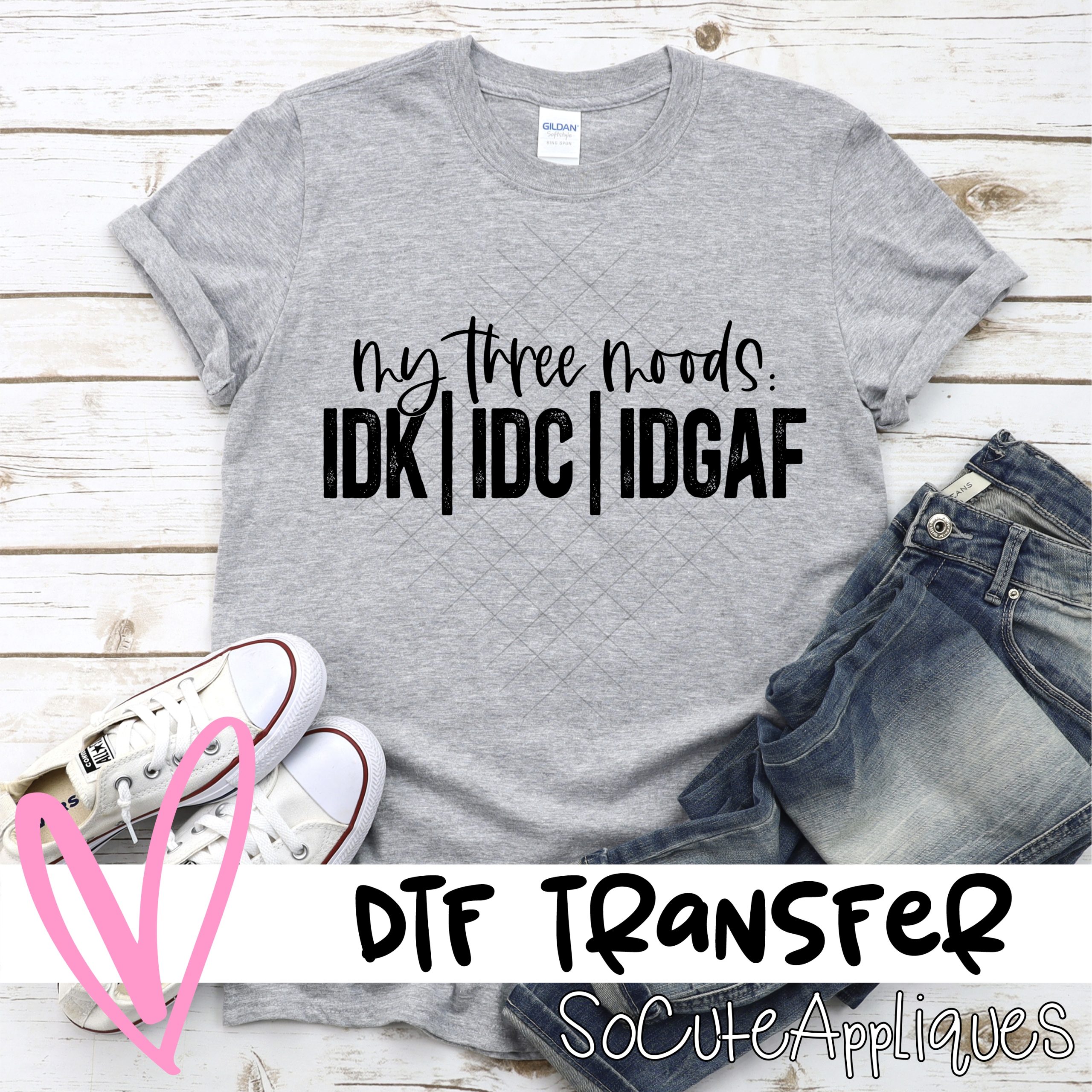My three moods *DTF* Transfer