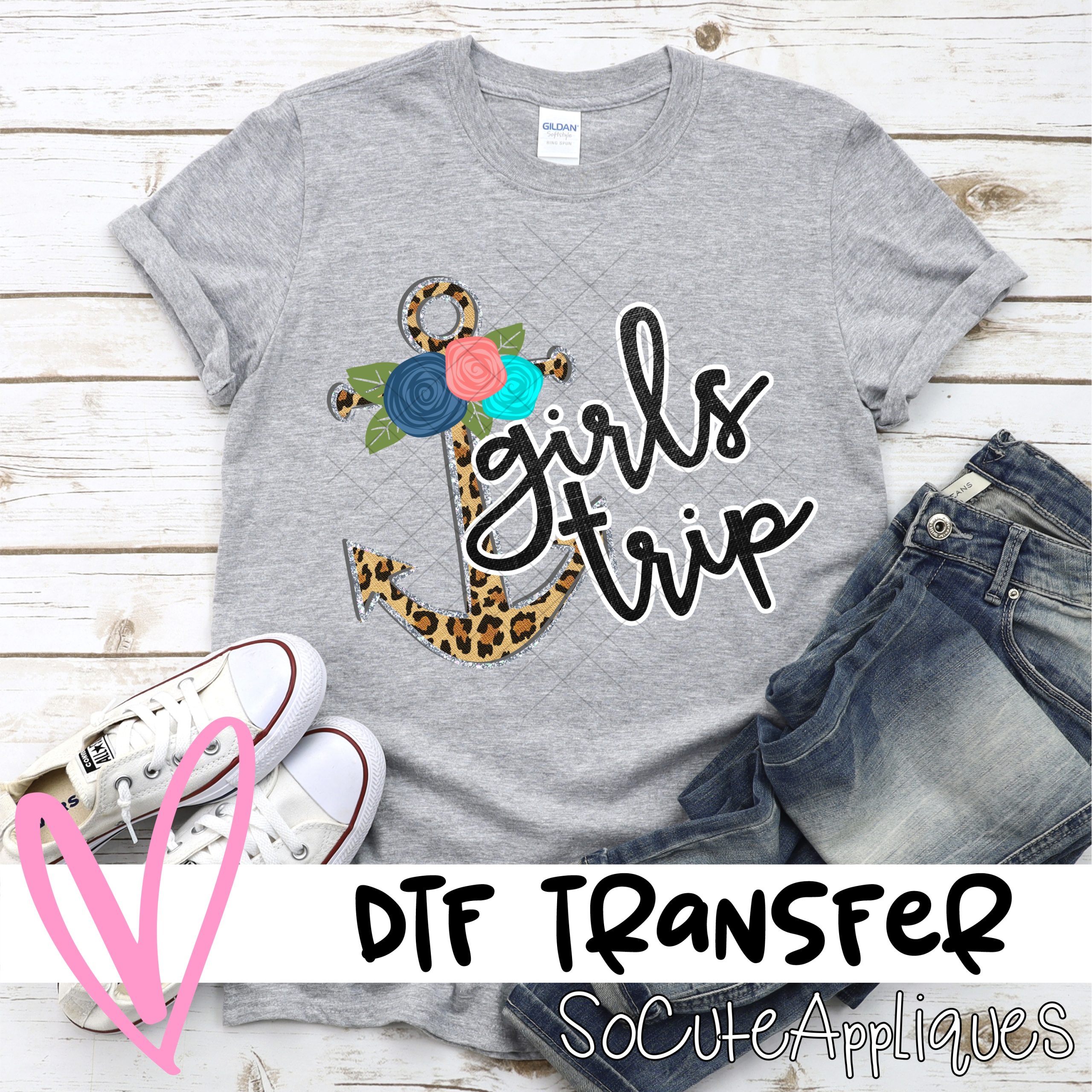 Girls trip anchor  *DTF* Transfer