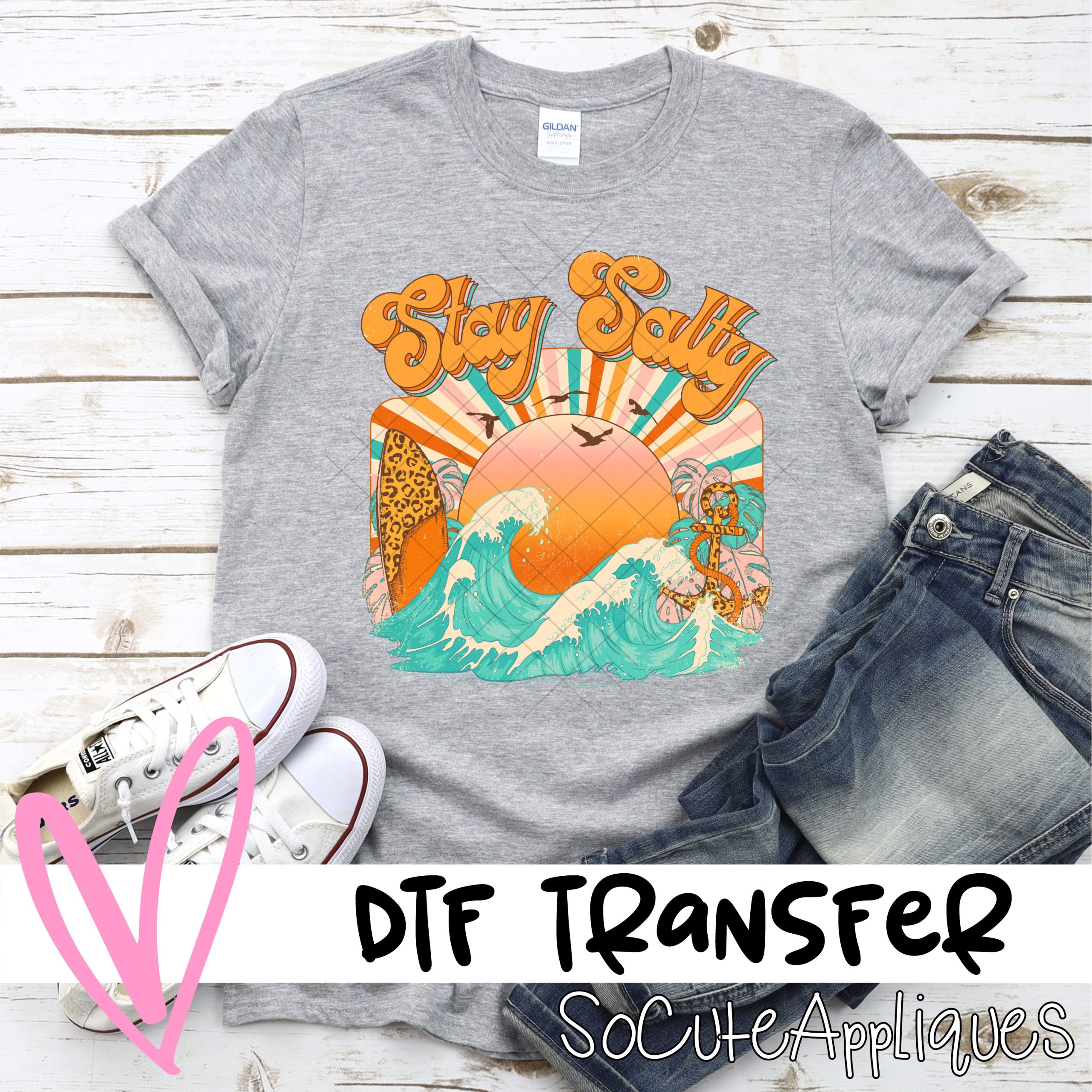 Stay Salty WAVES *DTF* Transfer