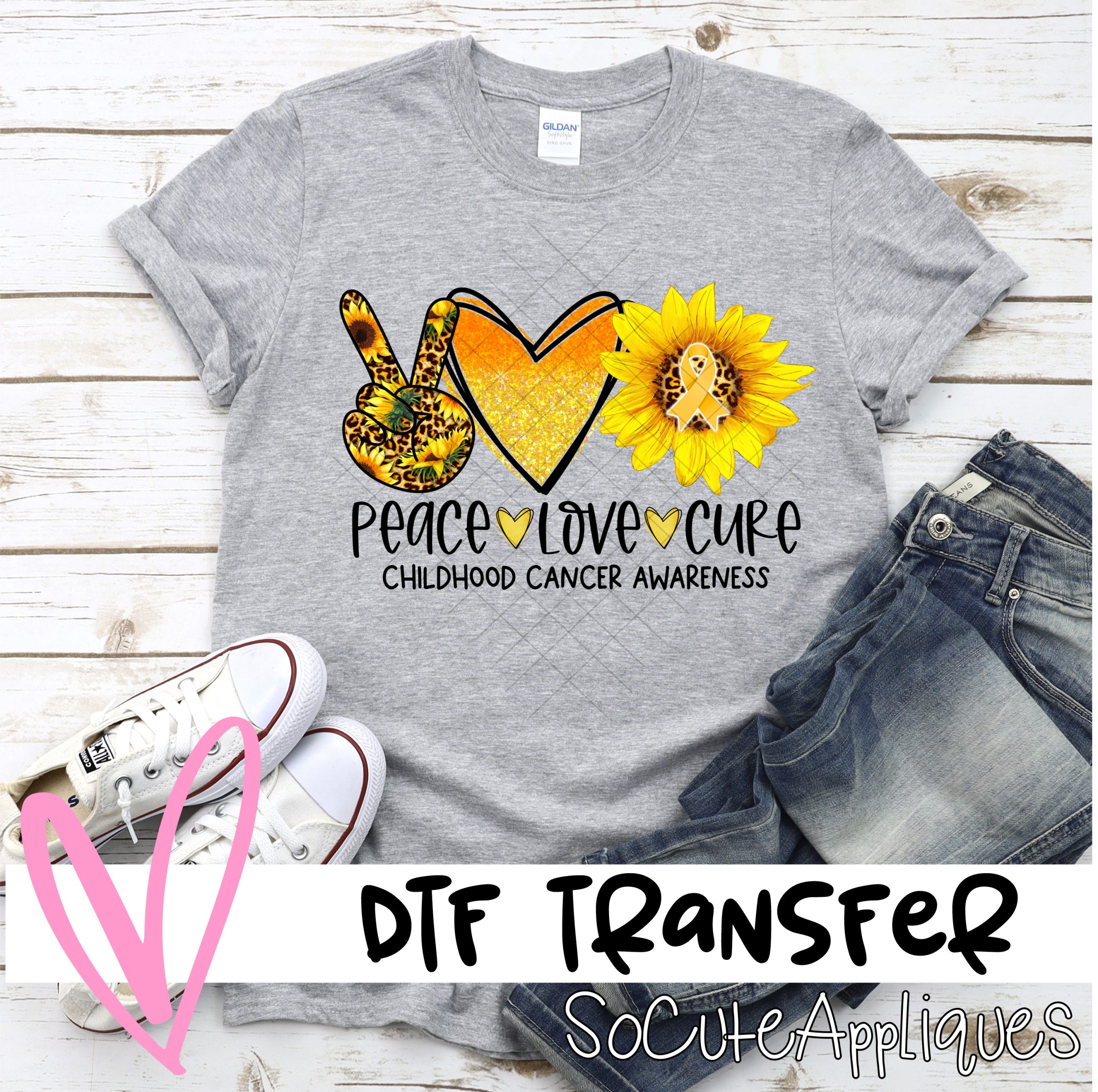 Childhood Cancer awareness  *DTF* Transfer