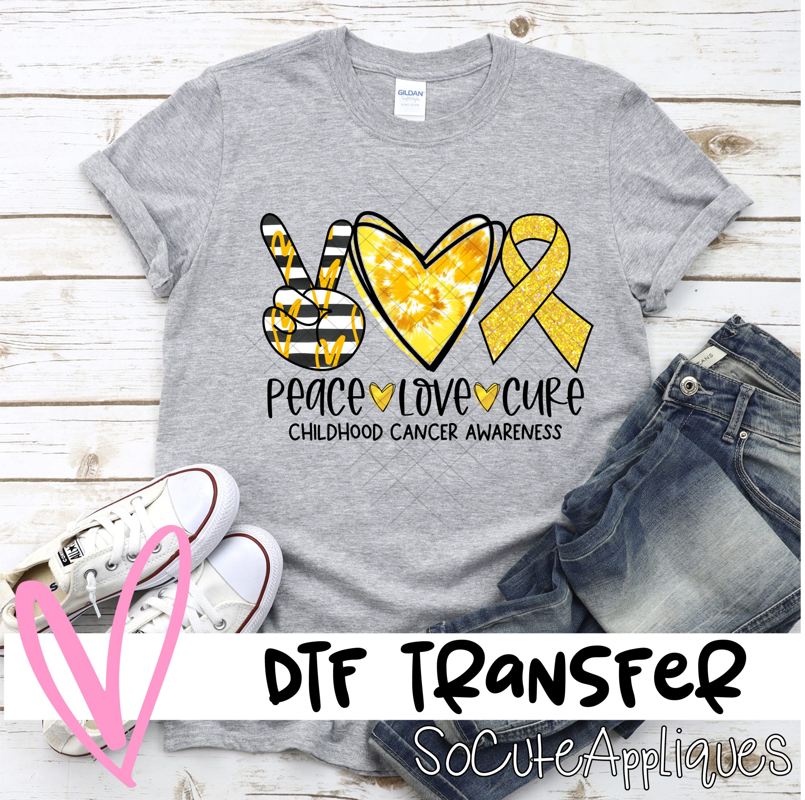 Childhood Cancer awareness  *DTF* Transfer