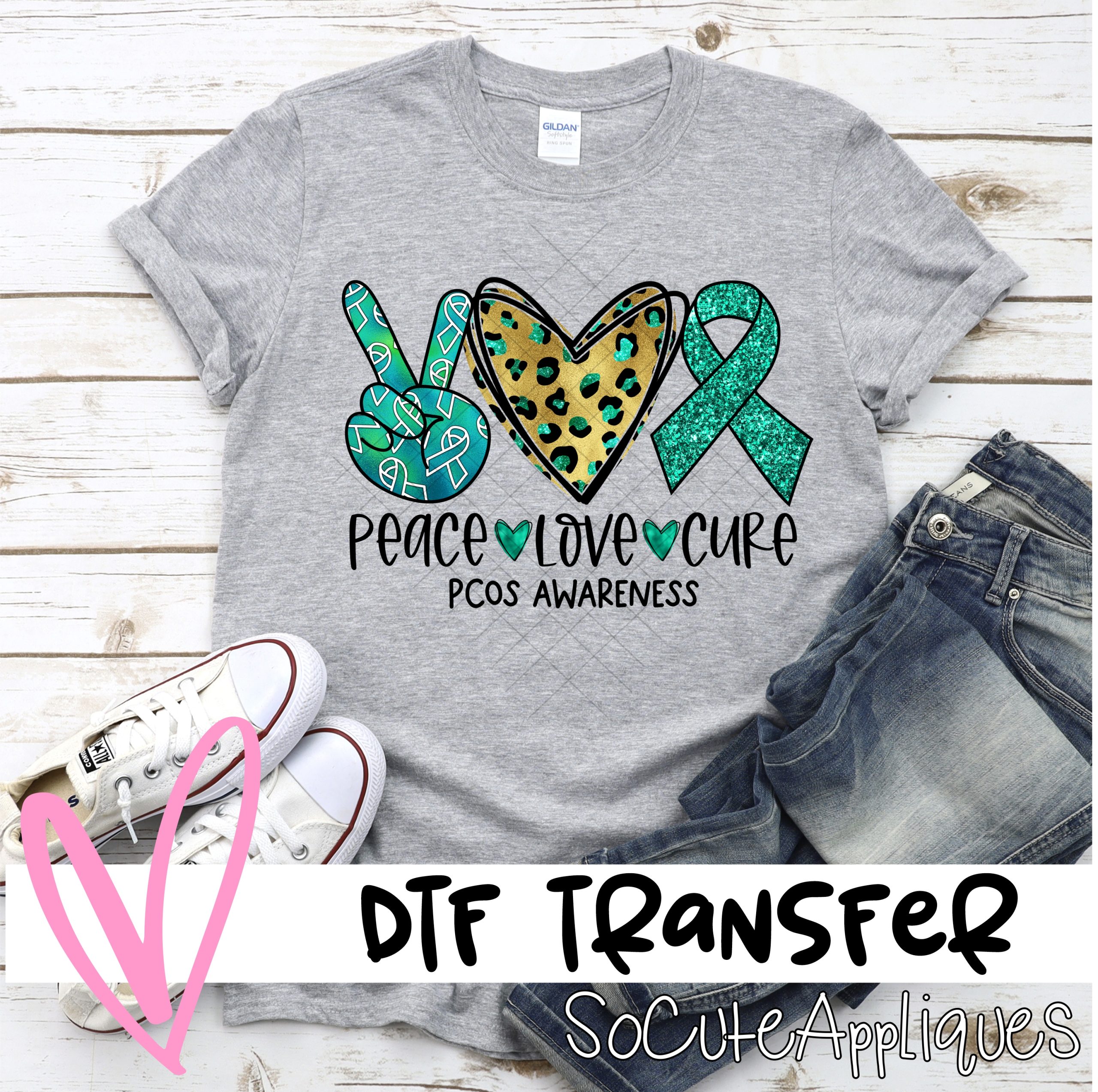 PCOS awareness  *DTF* Transfer