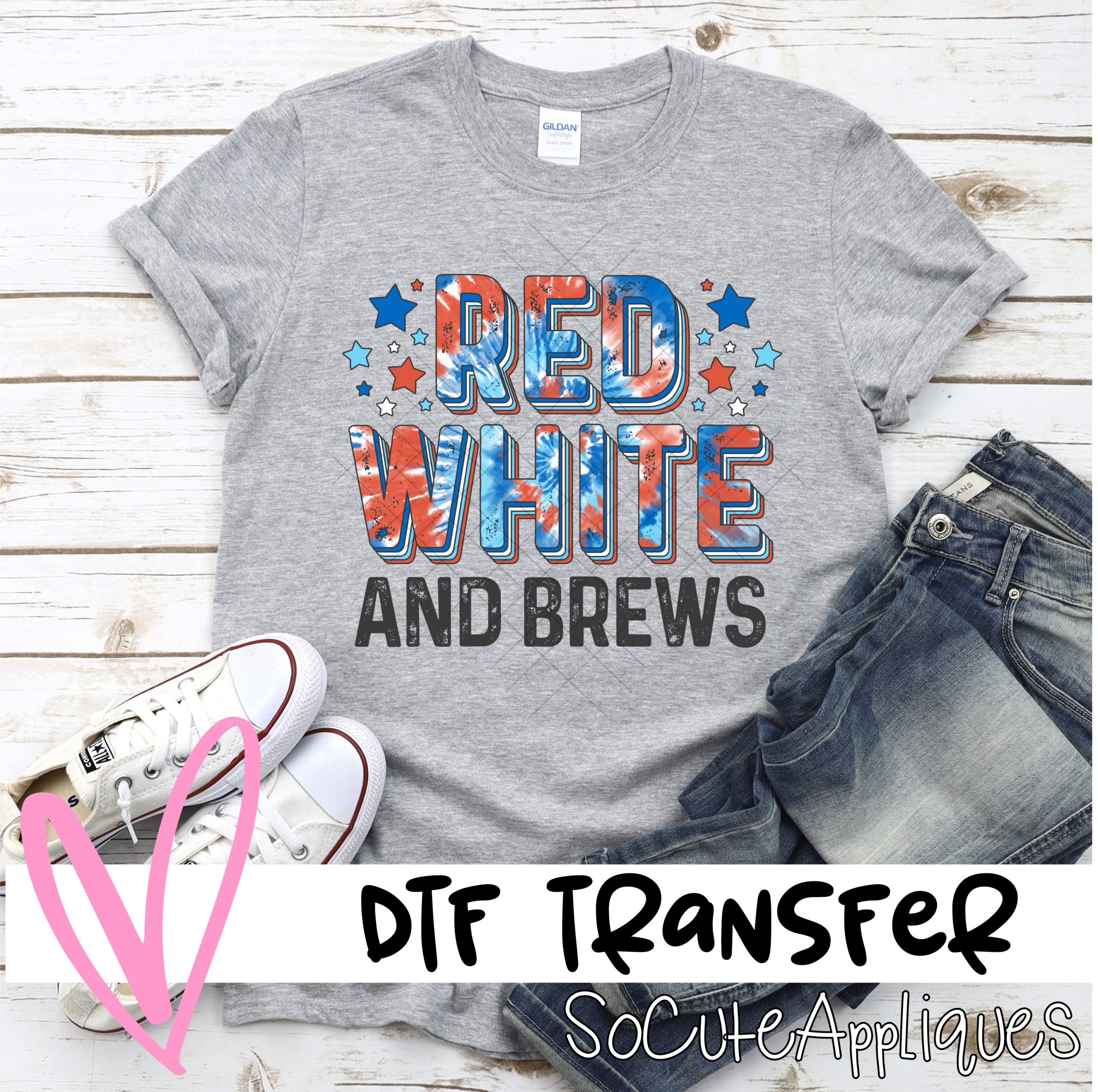 Red white and brews *DTF* Transfer