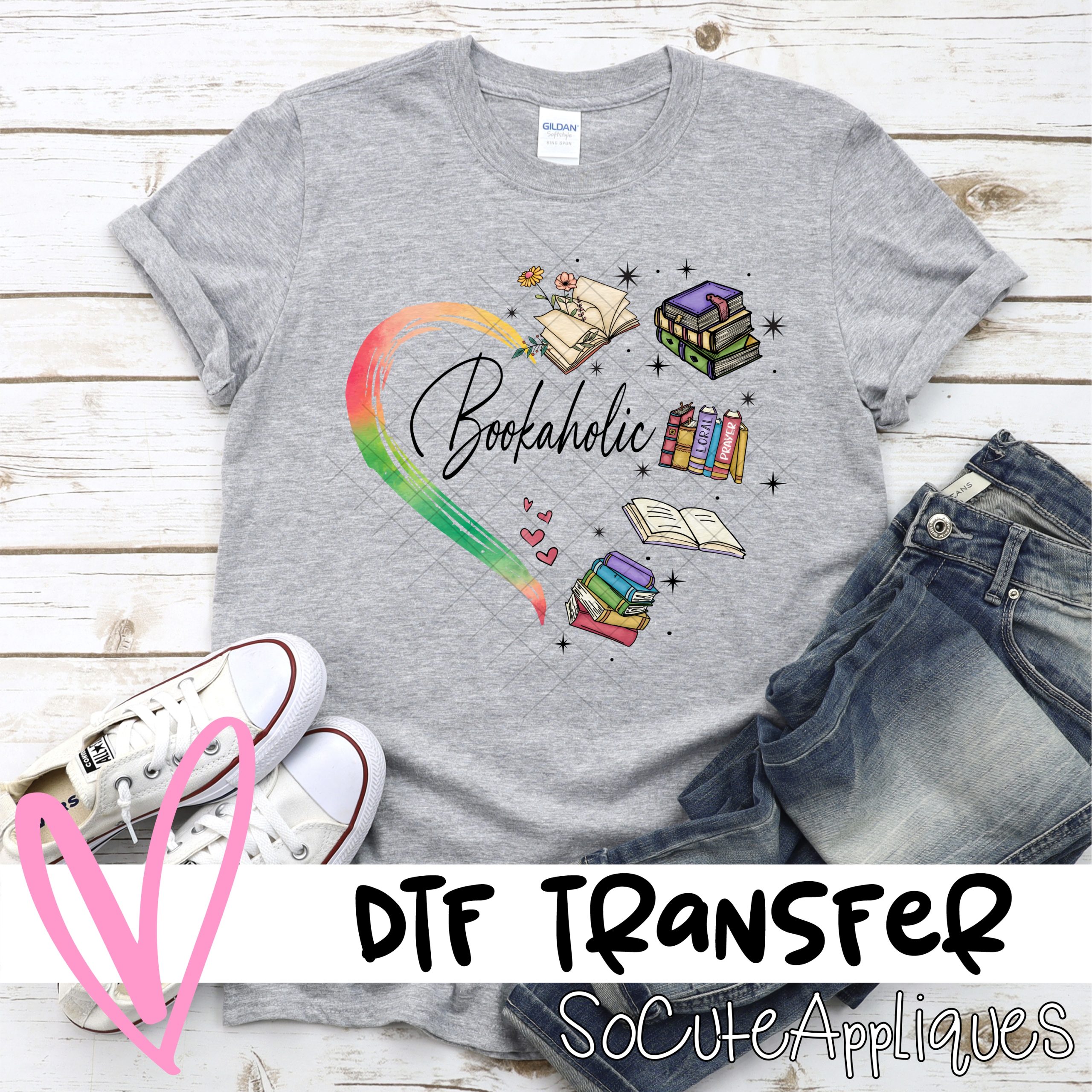Bookaholic *DTF* Transfer