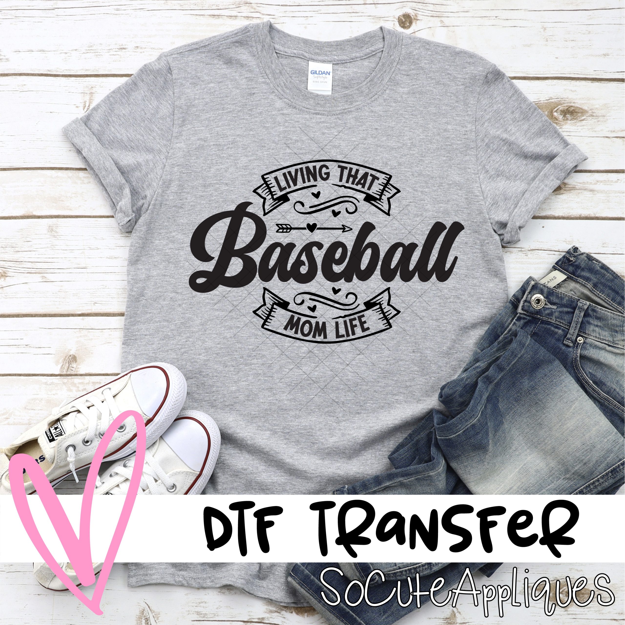 Living that baseball mom life *DTF* Transfer