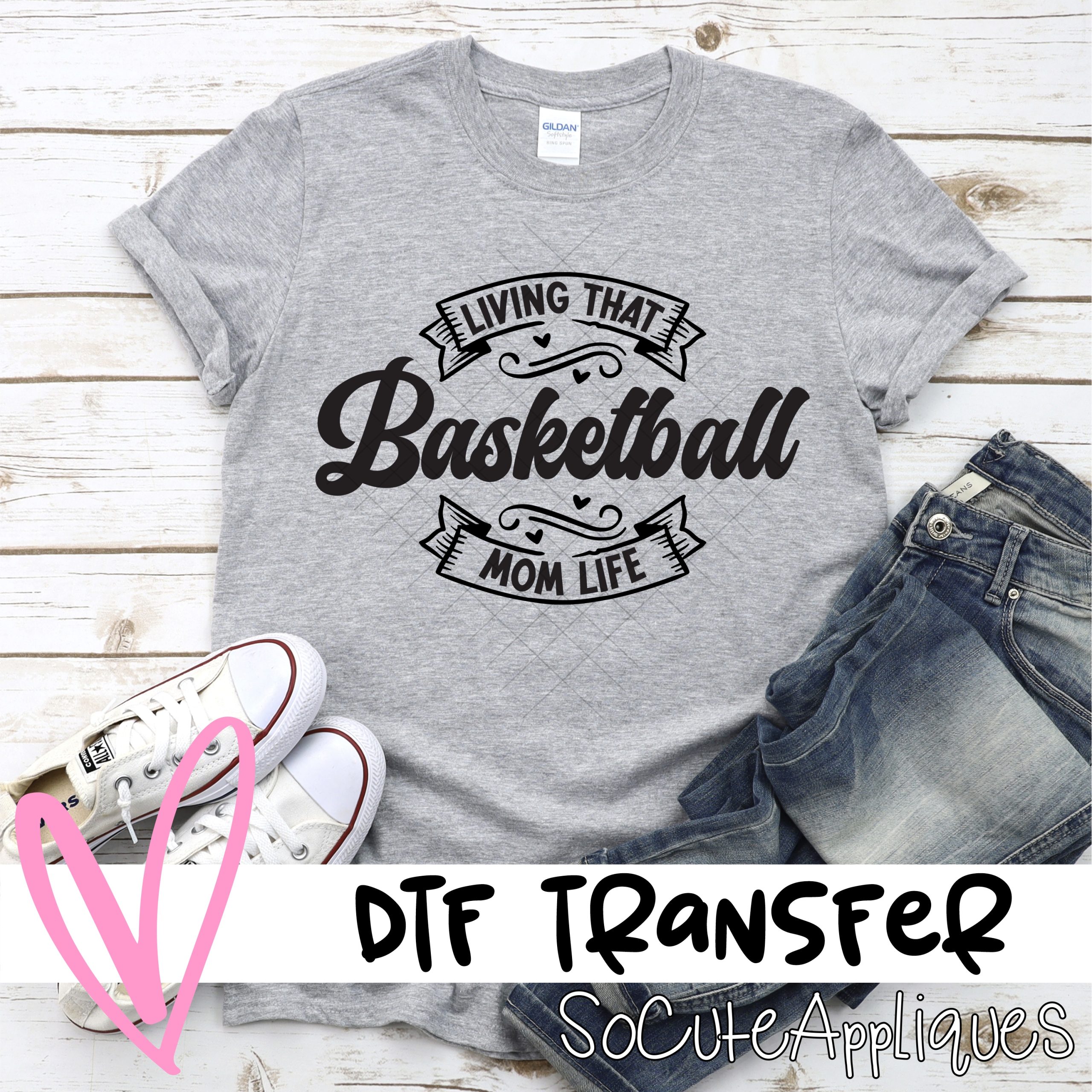 Living that basketball mom life *DTF* Transfer