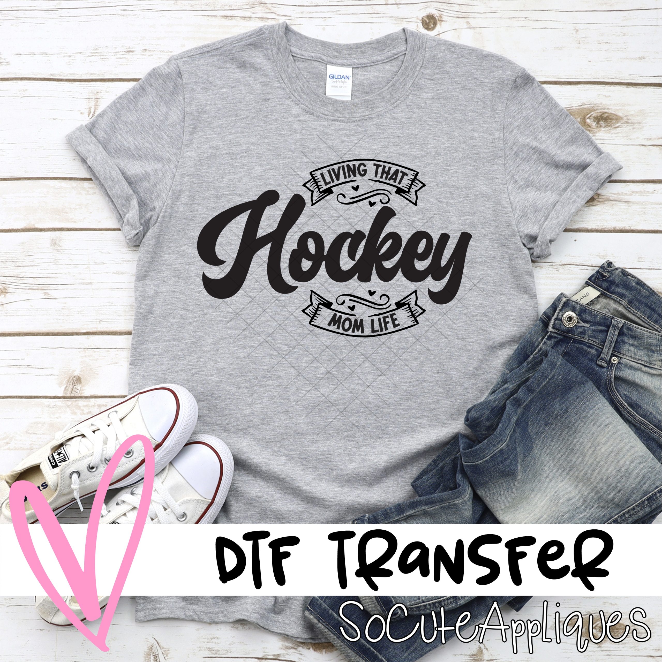 Living that hockey mom life *DTF* Transfer