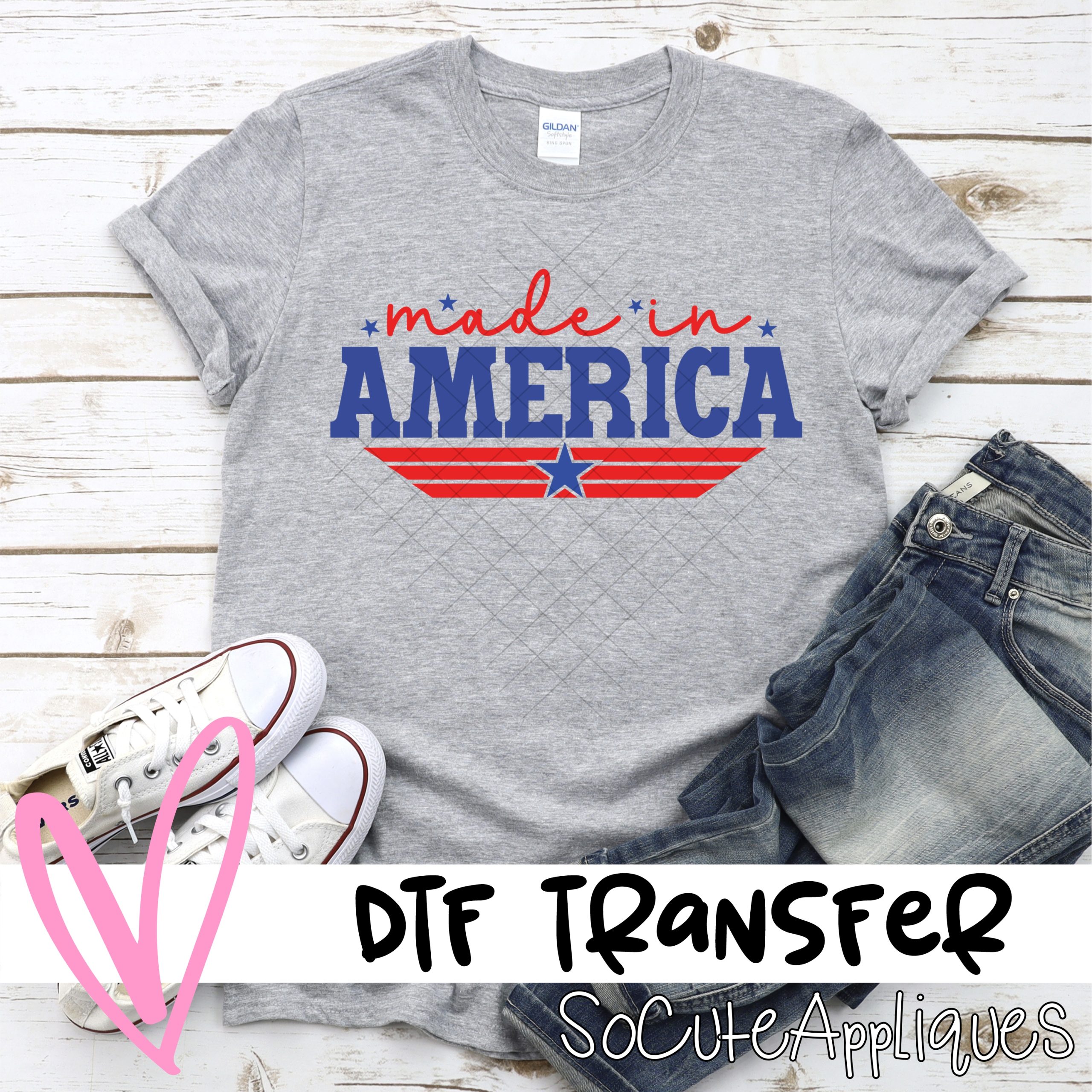 Made in america *DTF* Transfer