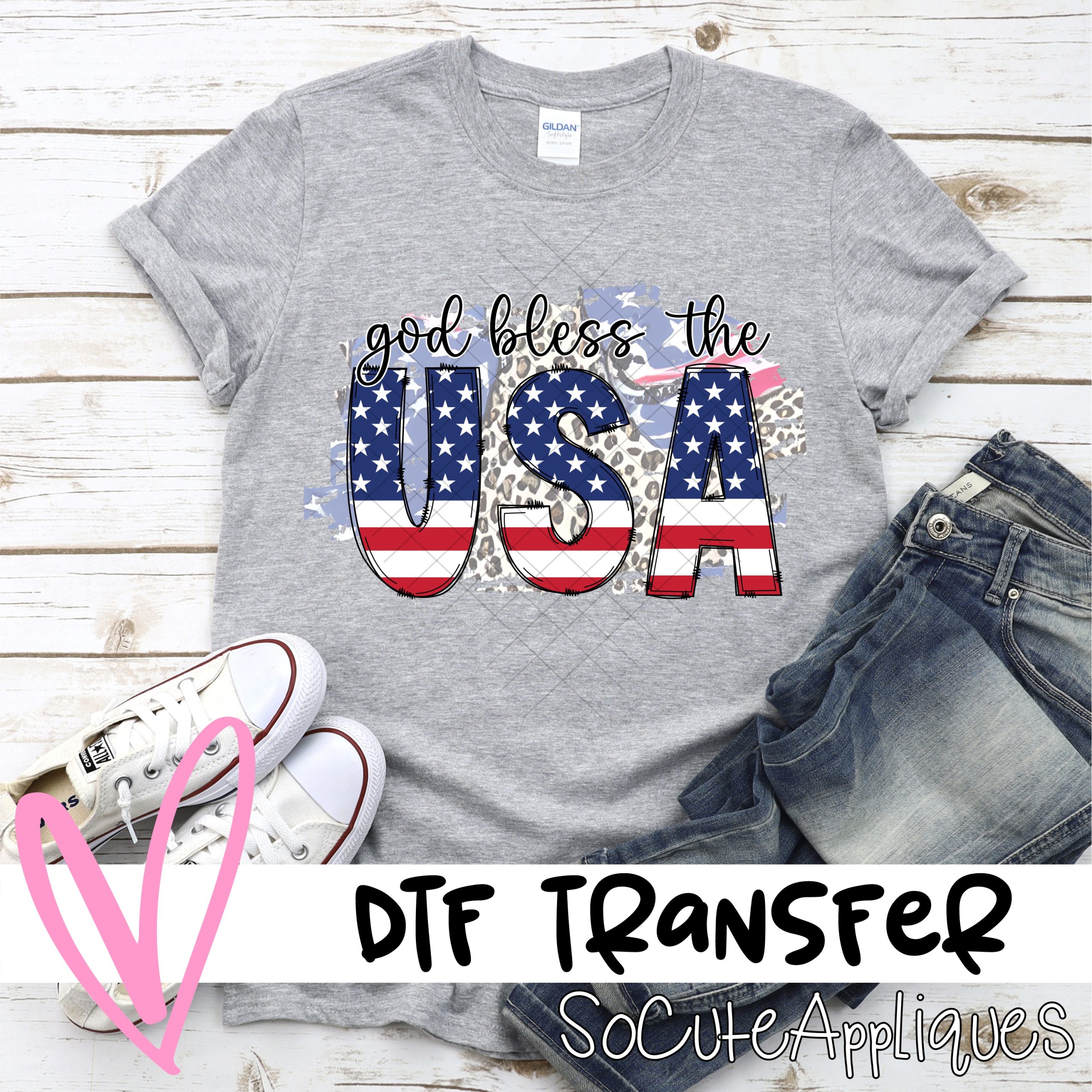 God bless the USA *DTF* Transfer