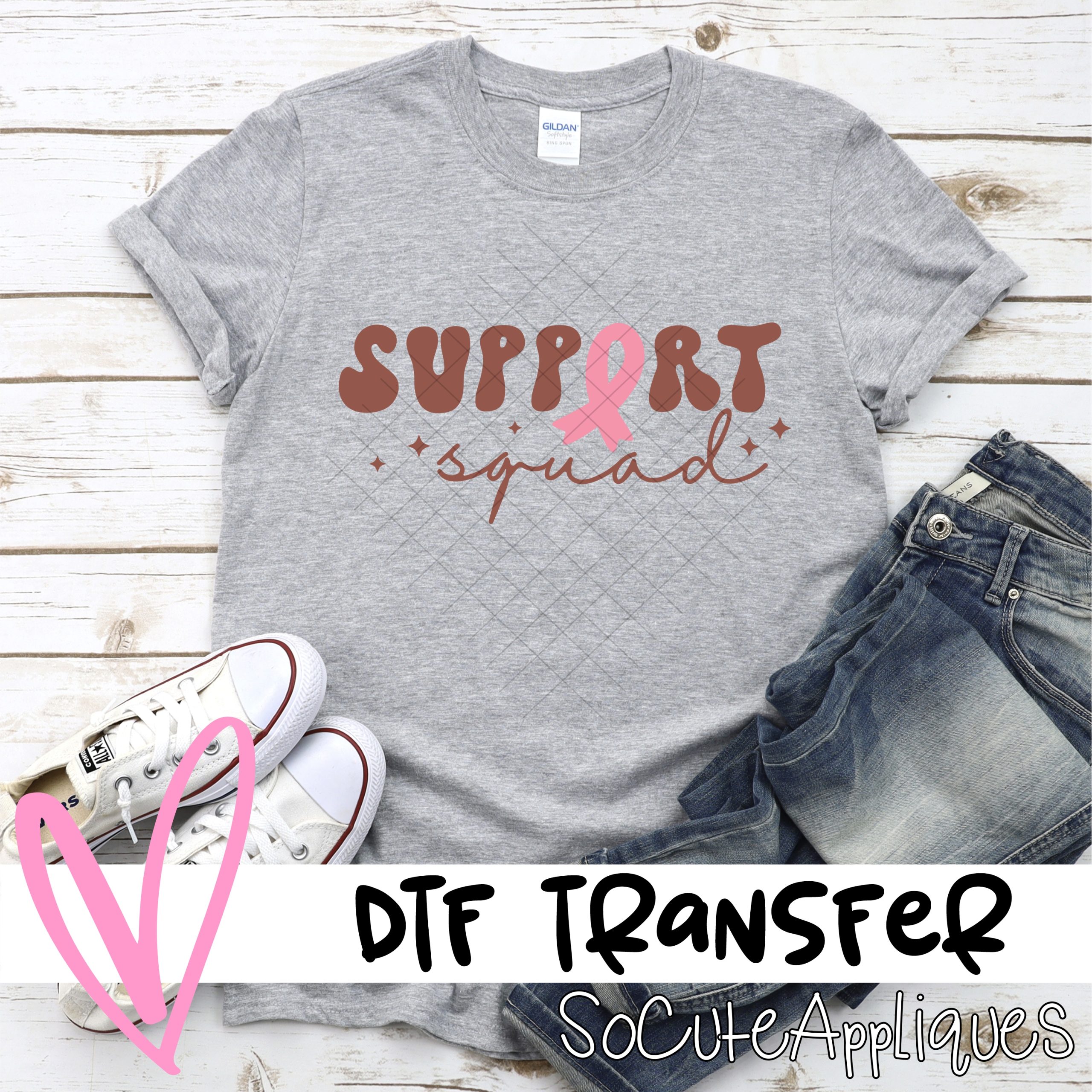 Support squad RIBBON *DTF* Transfer