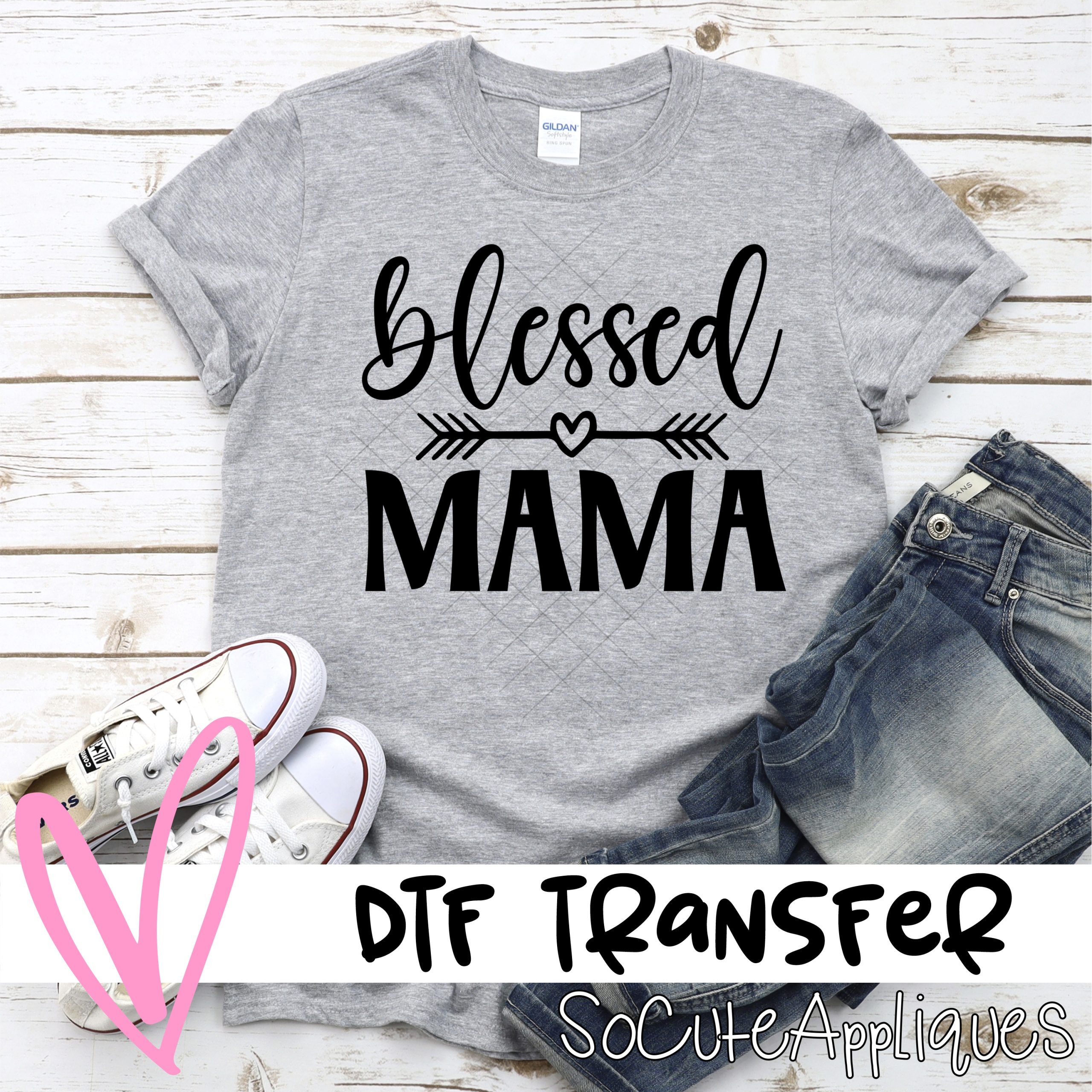 Blessed mama *DTF* Transfer