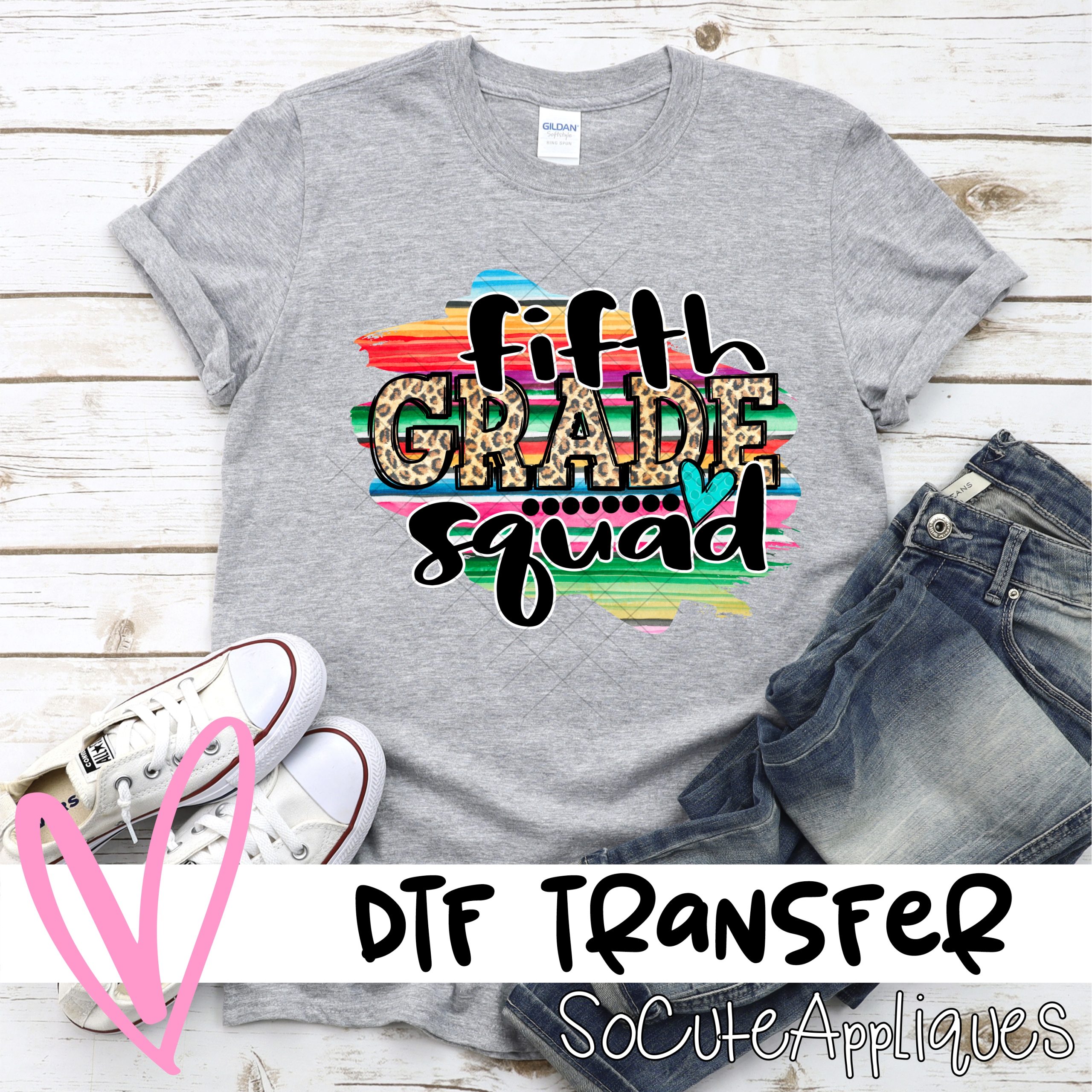 Fifth grade squad serape *DTF* Transfer