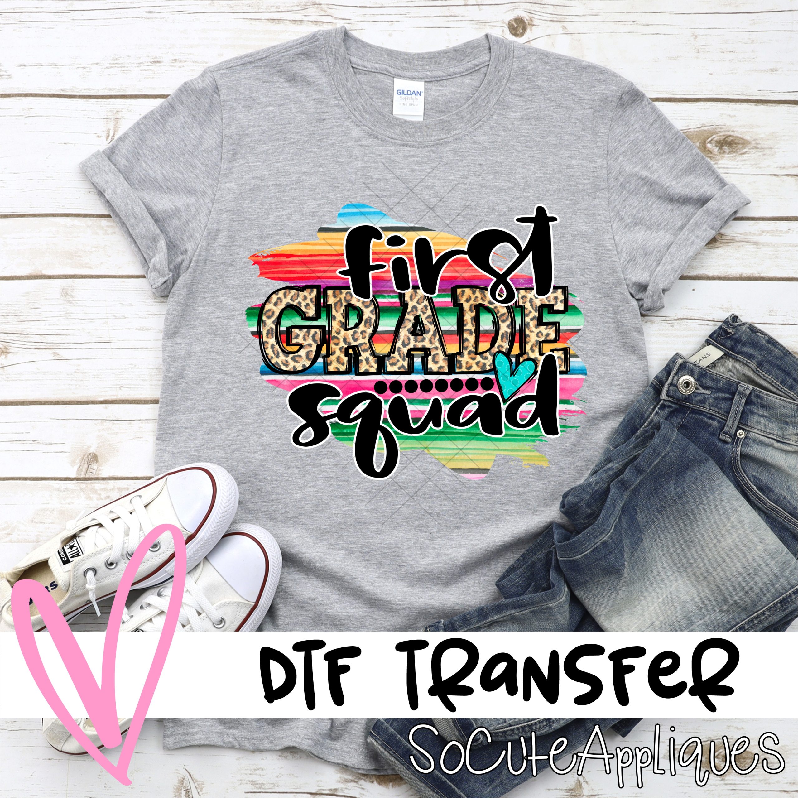 First grade squad serape *DTF* Transfer