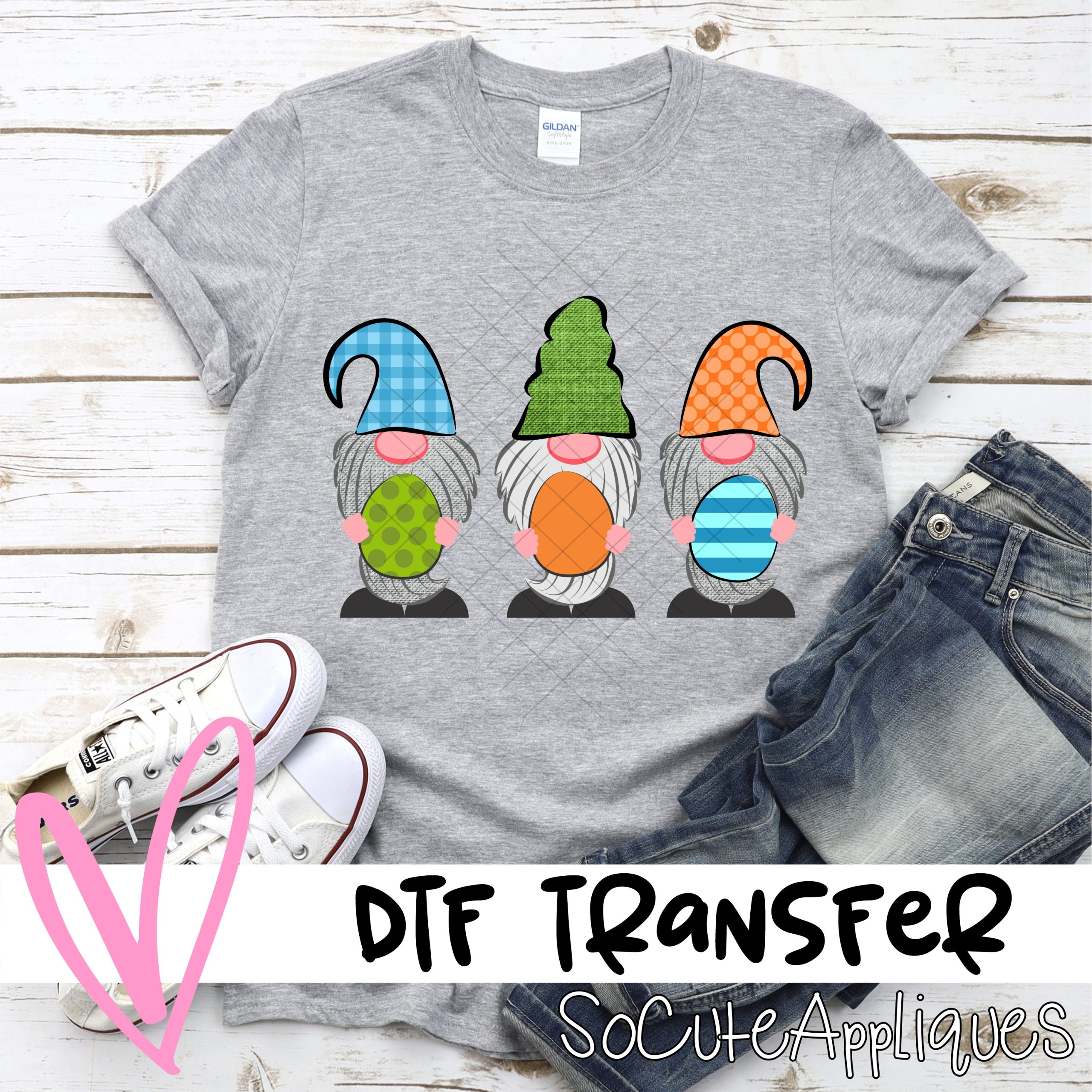 Gnomes Neutral eggs  *DTF* Transfer