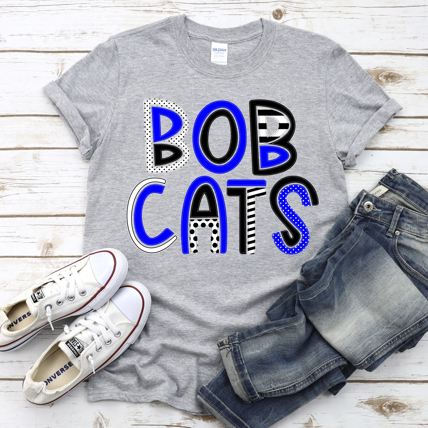 CUSTOM Bobcats multi letters *DTF* Transfer - Image 2