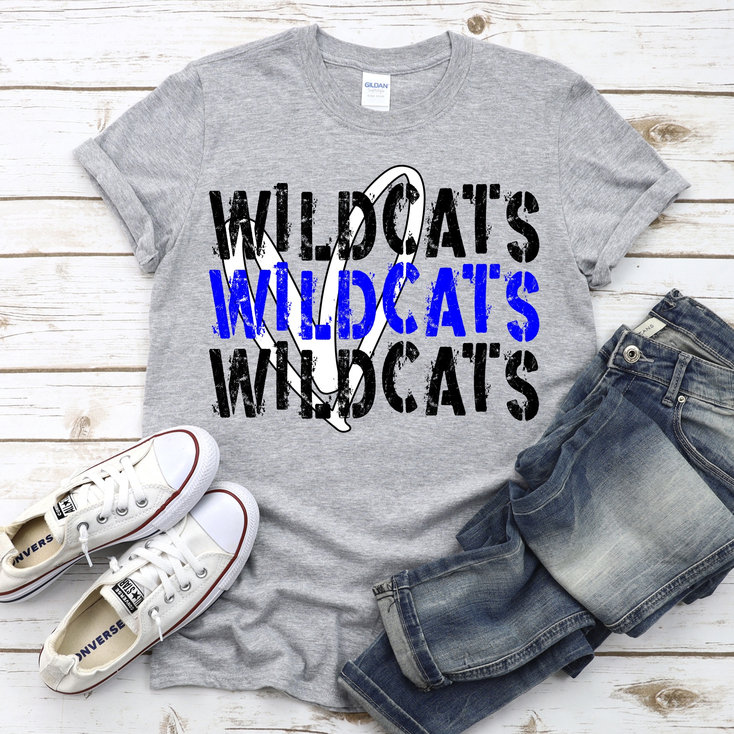 CUSTOM Wildcats Wildcats wildcats heart *DTF* Transfer - Image 2