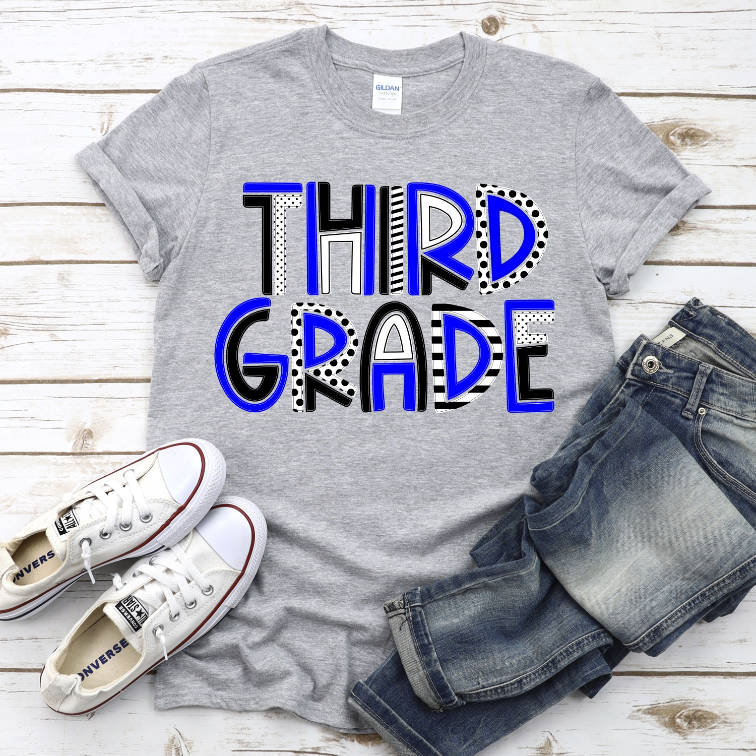 CUSTOM Third grade mixed letters *DTF* Transfer - Image 2