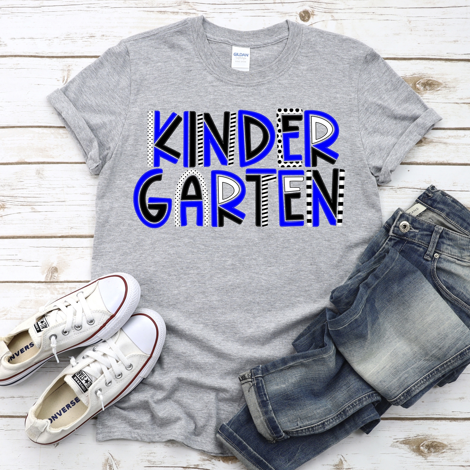 CUSTOM Kindergarten mixed letters *DTF* Transfer - Image 2