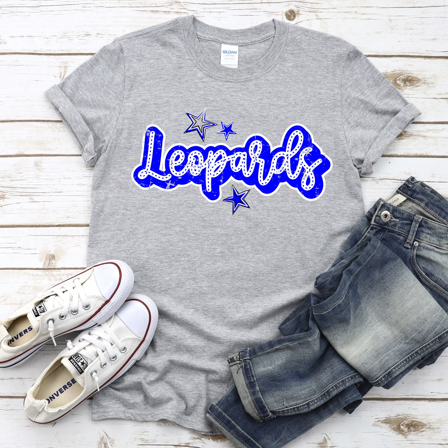 CUSTOM Leopards script wih stars *DTF* Transfer - Image 2