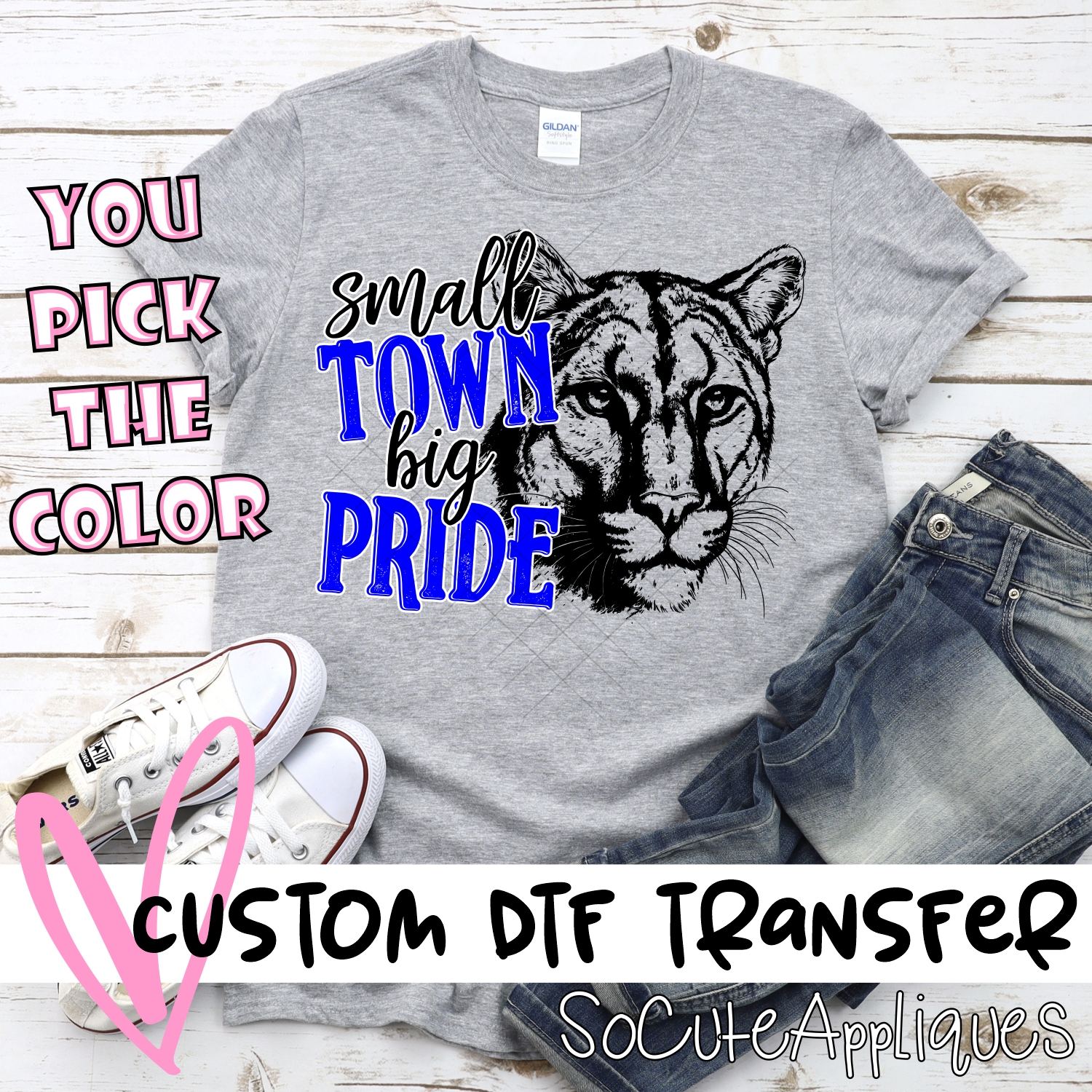 CUSTOM Small town big pride *DTF* Transfer
