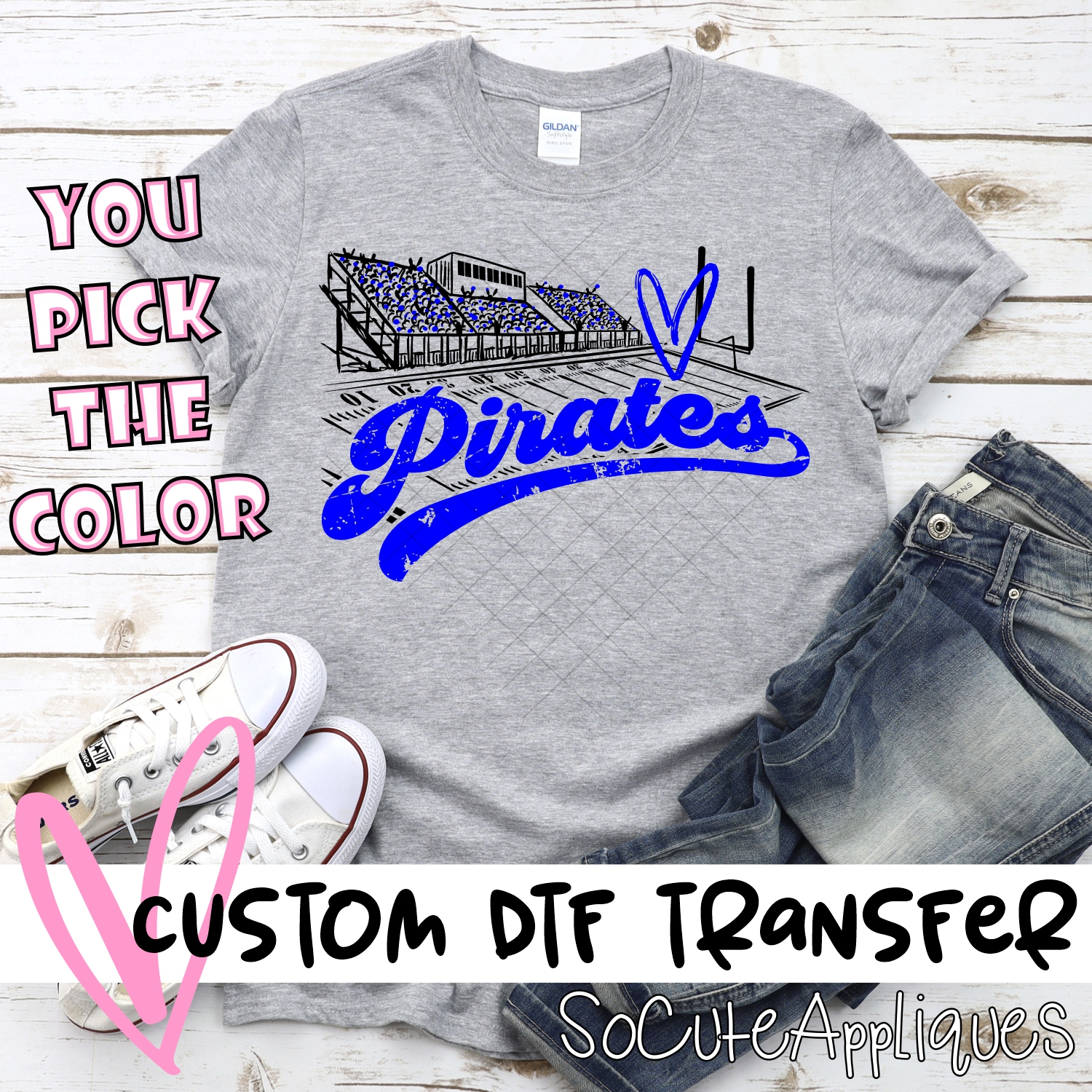 CUSTOM  Pirates football field *DTF* Transfer