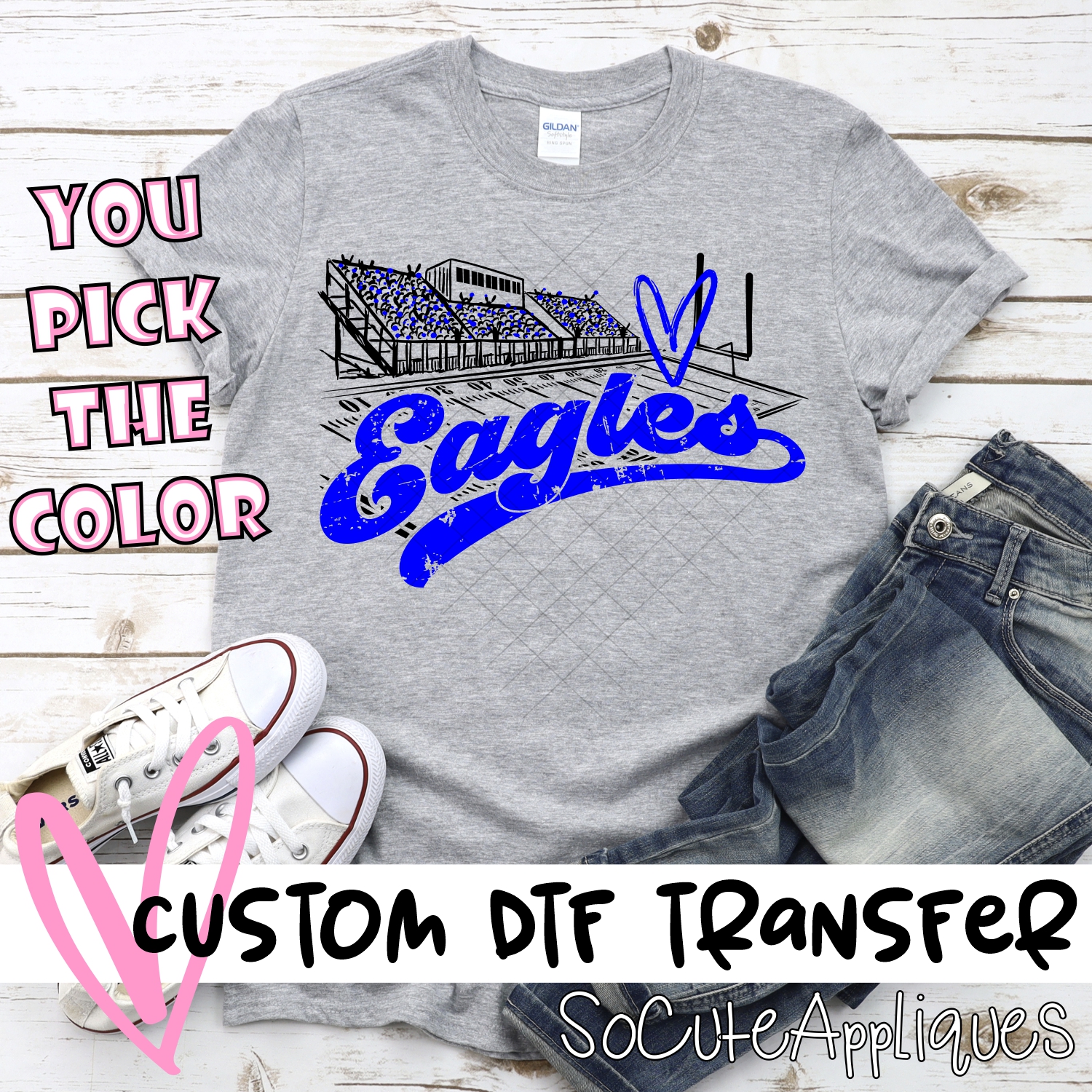 CUSTOM  Eagles football field *DTF* Transfer