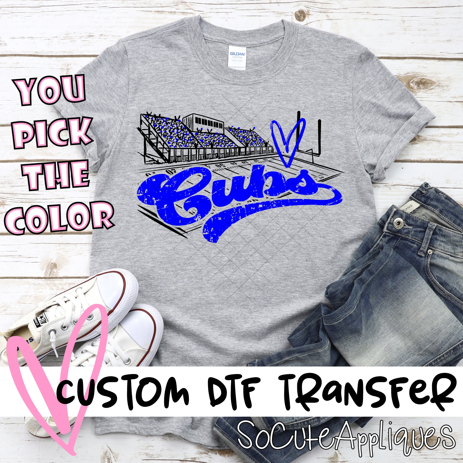 CUSTOM  Cubs football field *DTF* Transfer